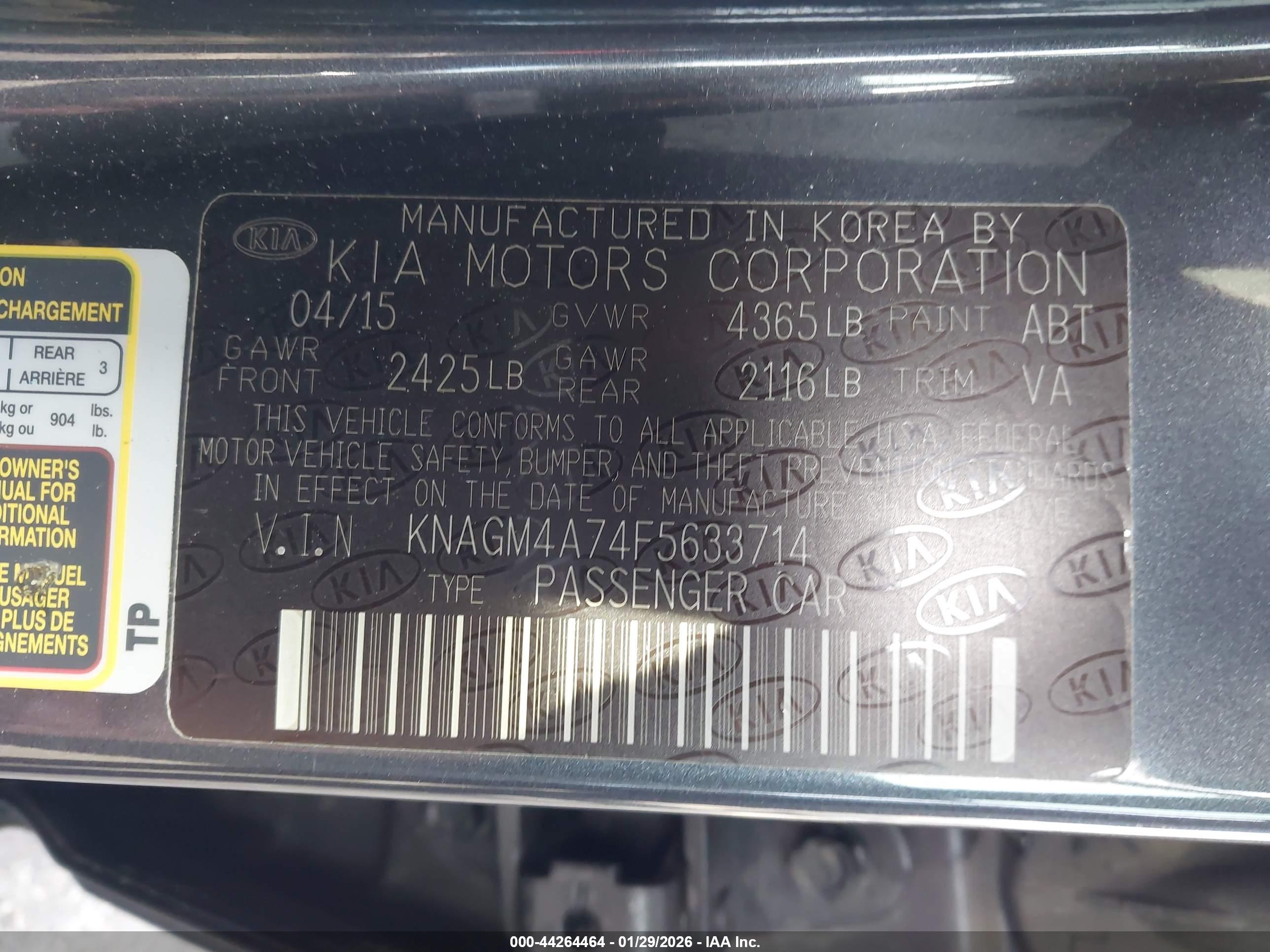 KIA OPTIMA image 9