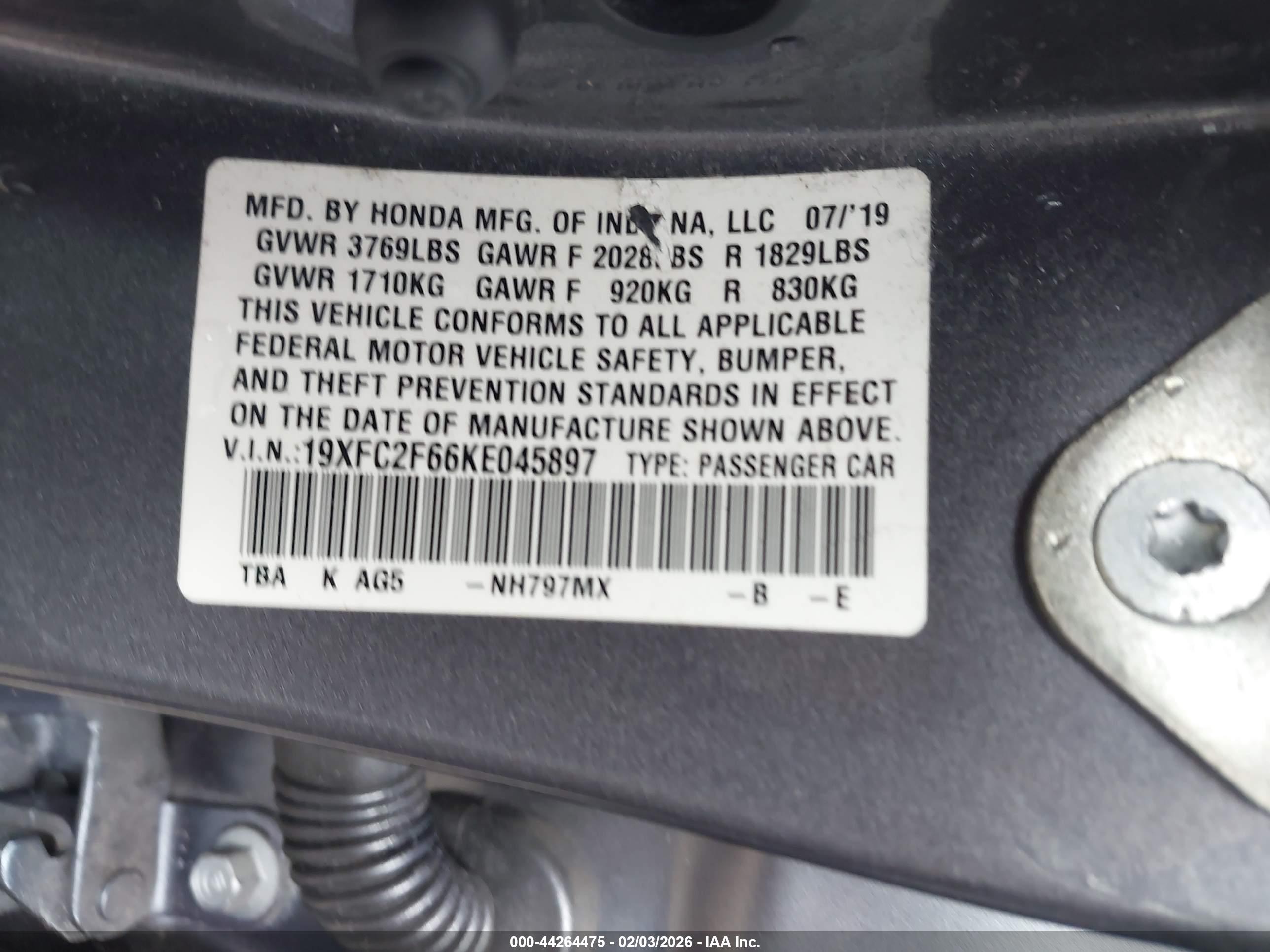 HONDA CIVIC image 9