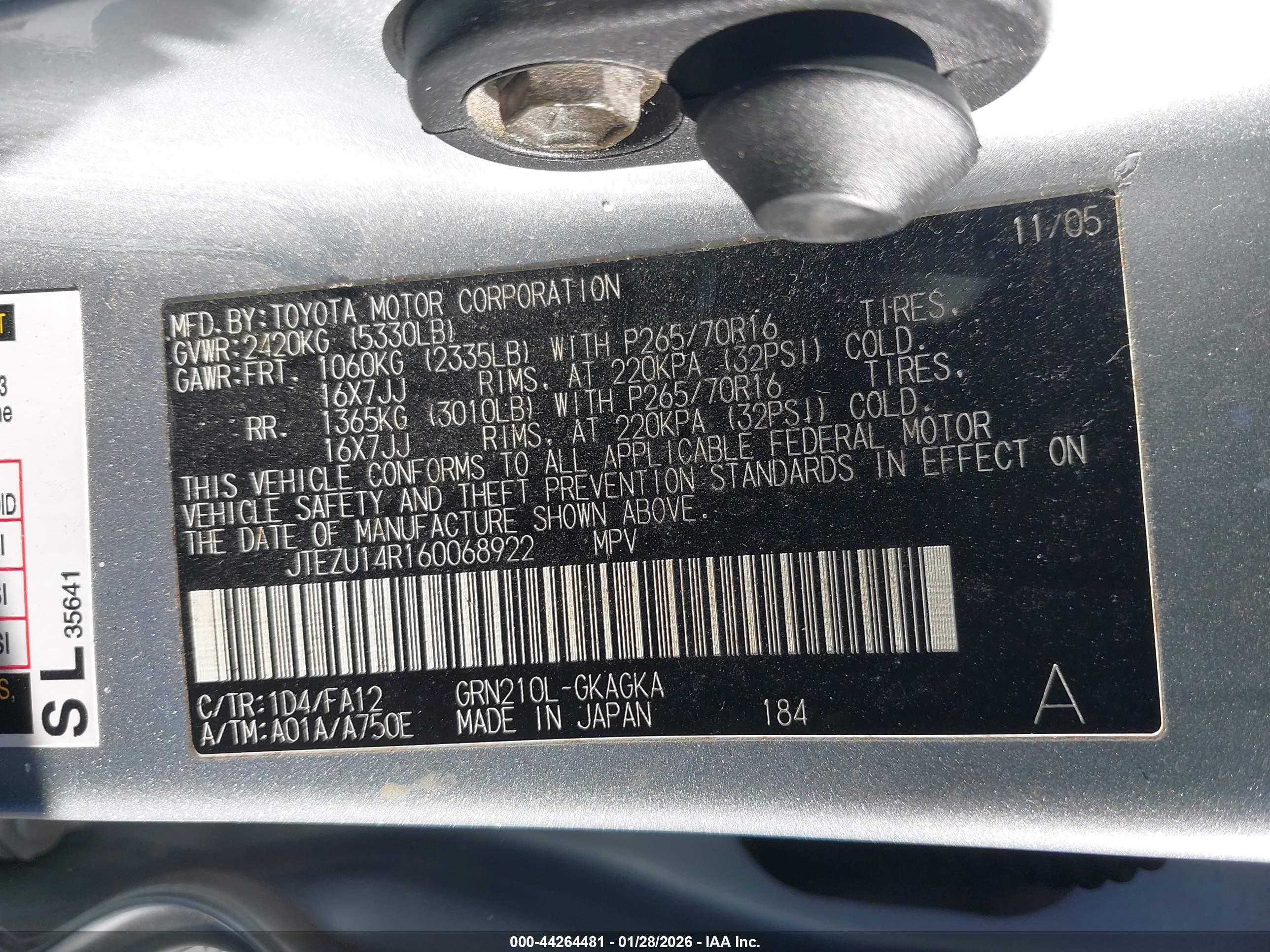 TOYOTA 4RUNNER image 9