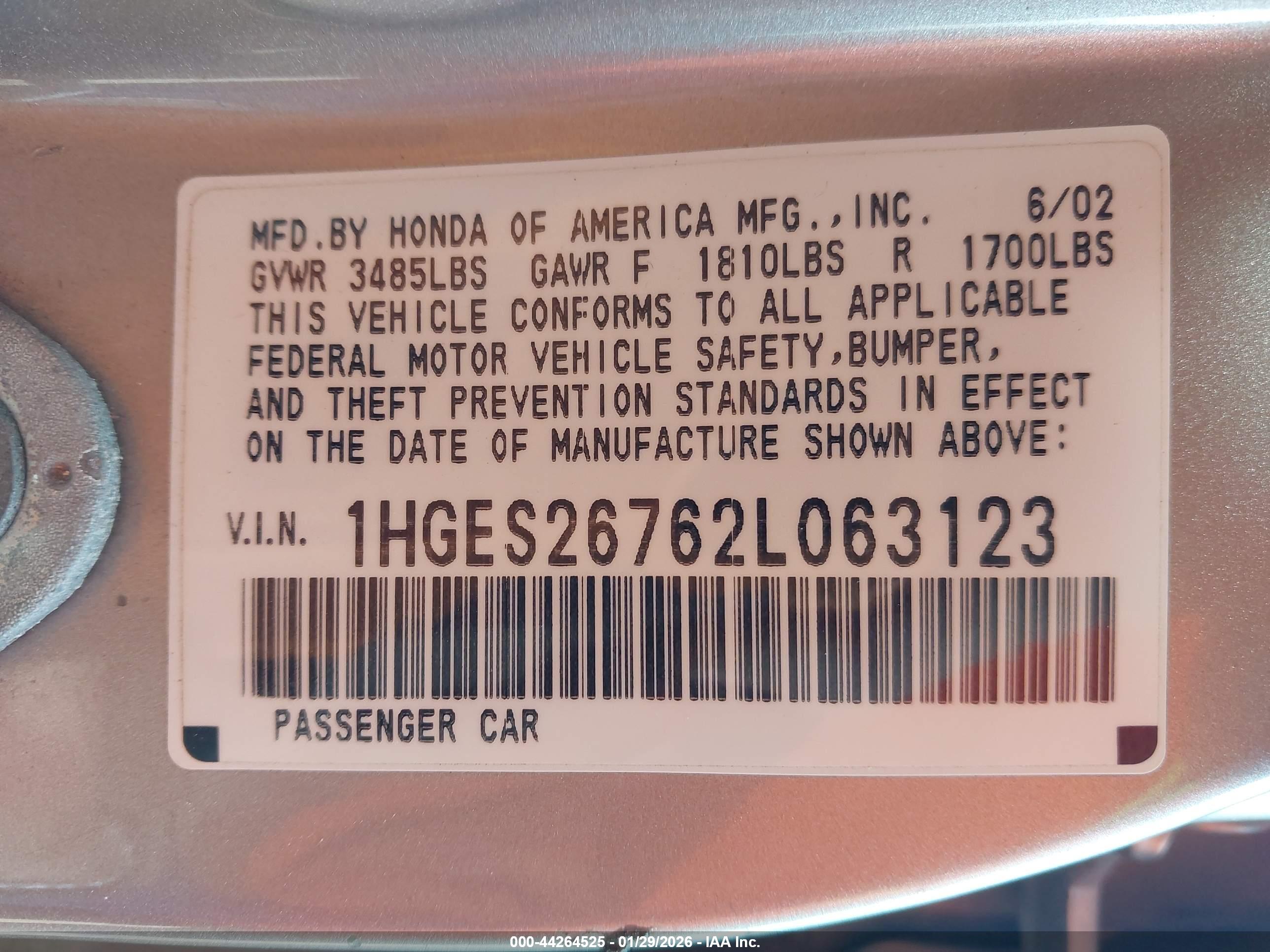 HONDA CIVIC image 9