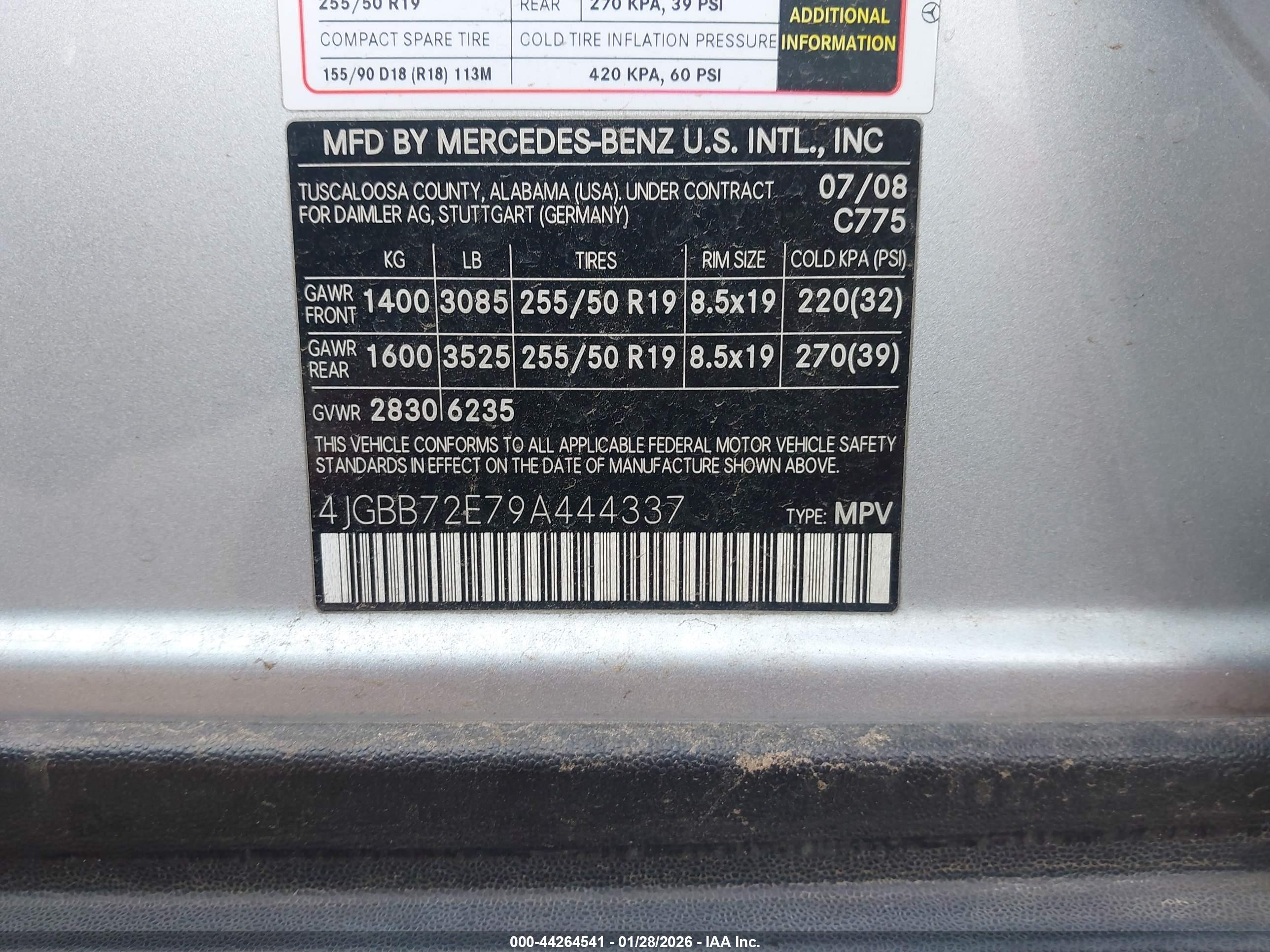 MERCEDES-BENZ ML image 9