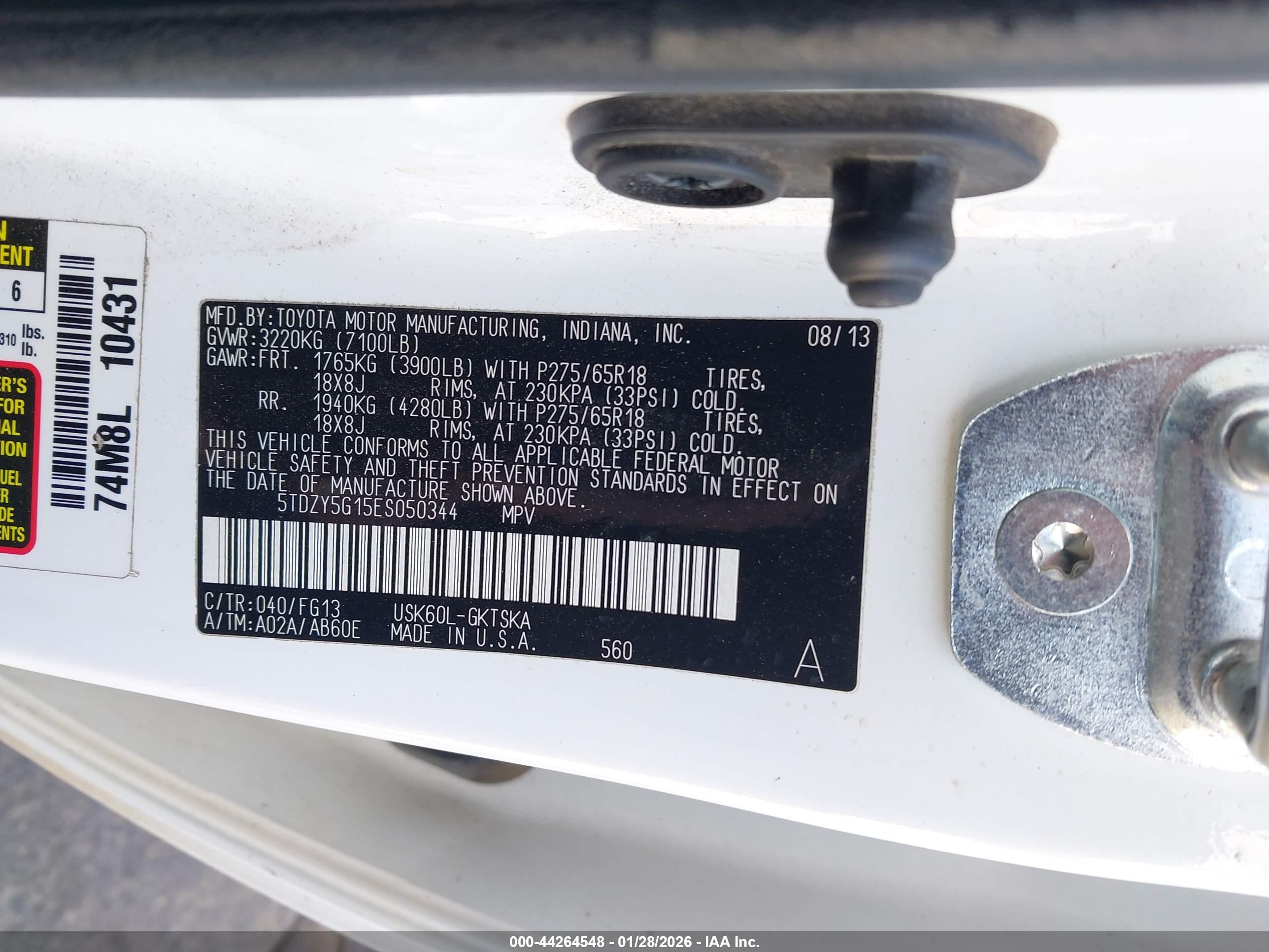 TOYOTA SEQUOIA image 9
