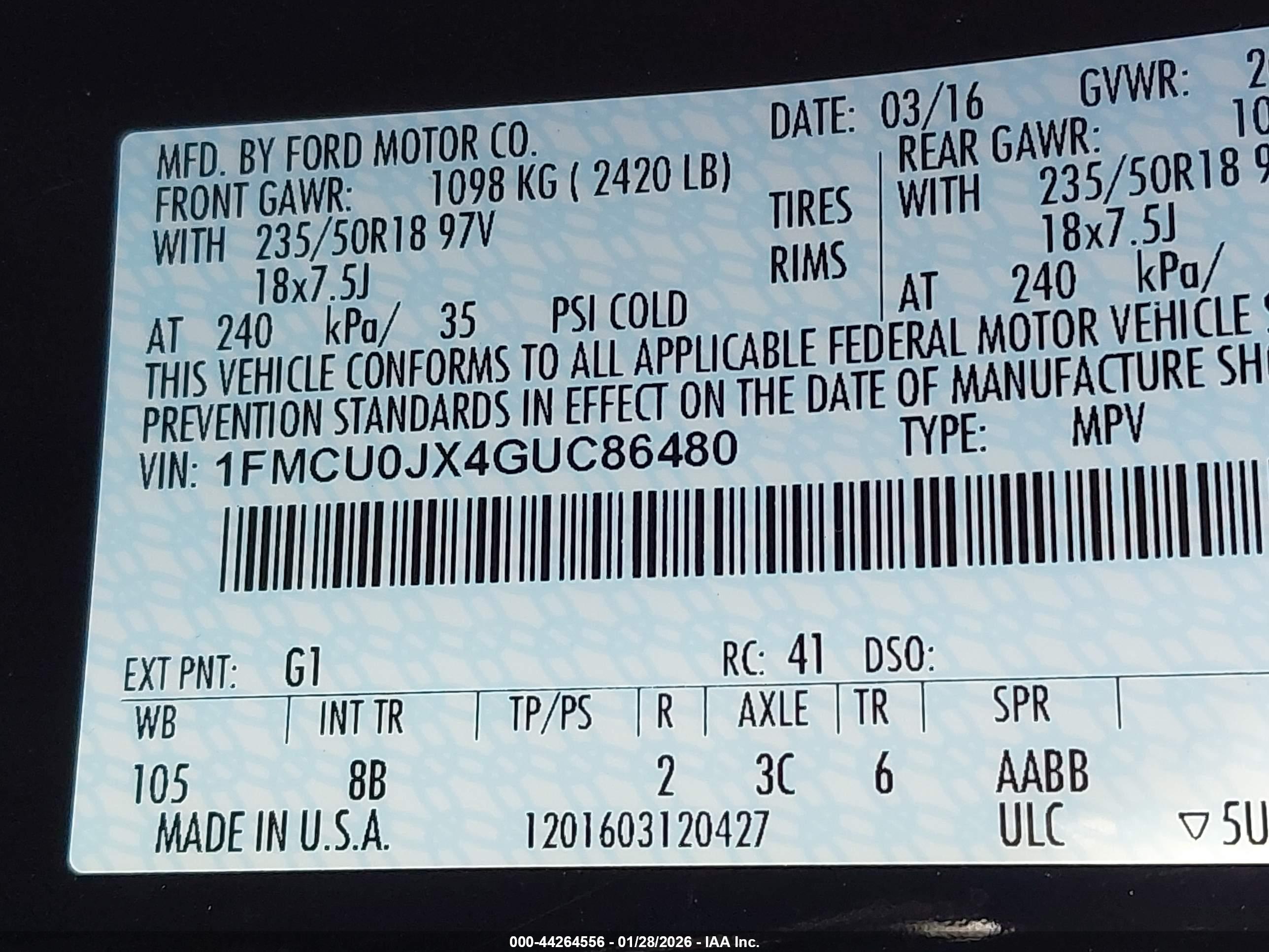 FORD ESCAPE image 9