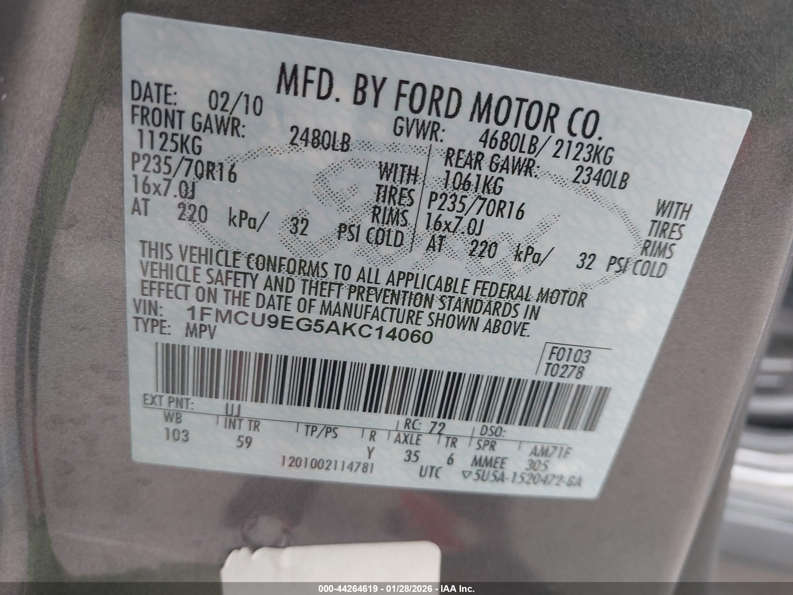 FORD ESCAPE image 9