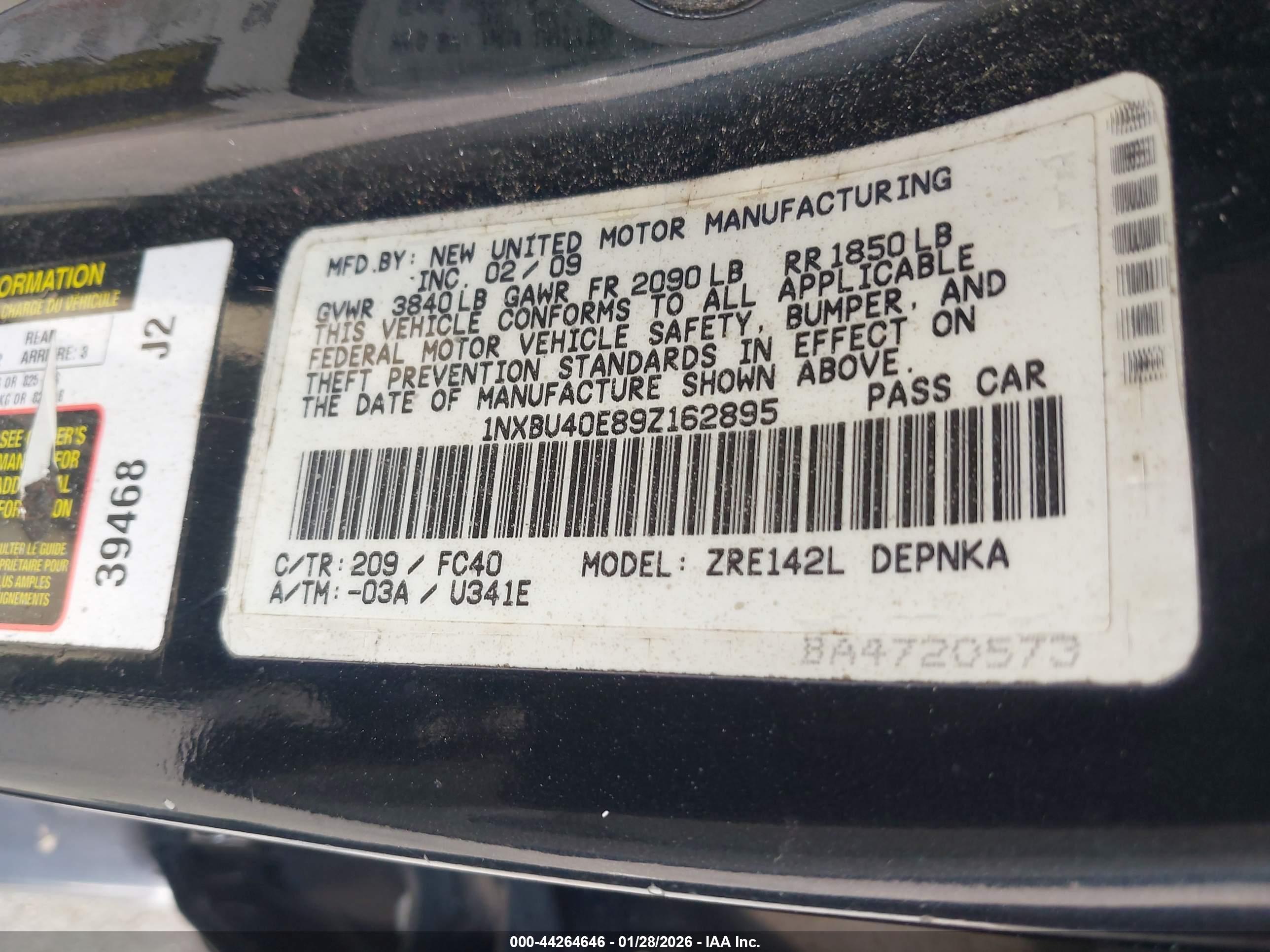 TOYOTA COROLLA image 9