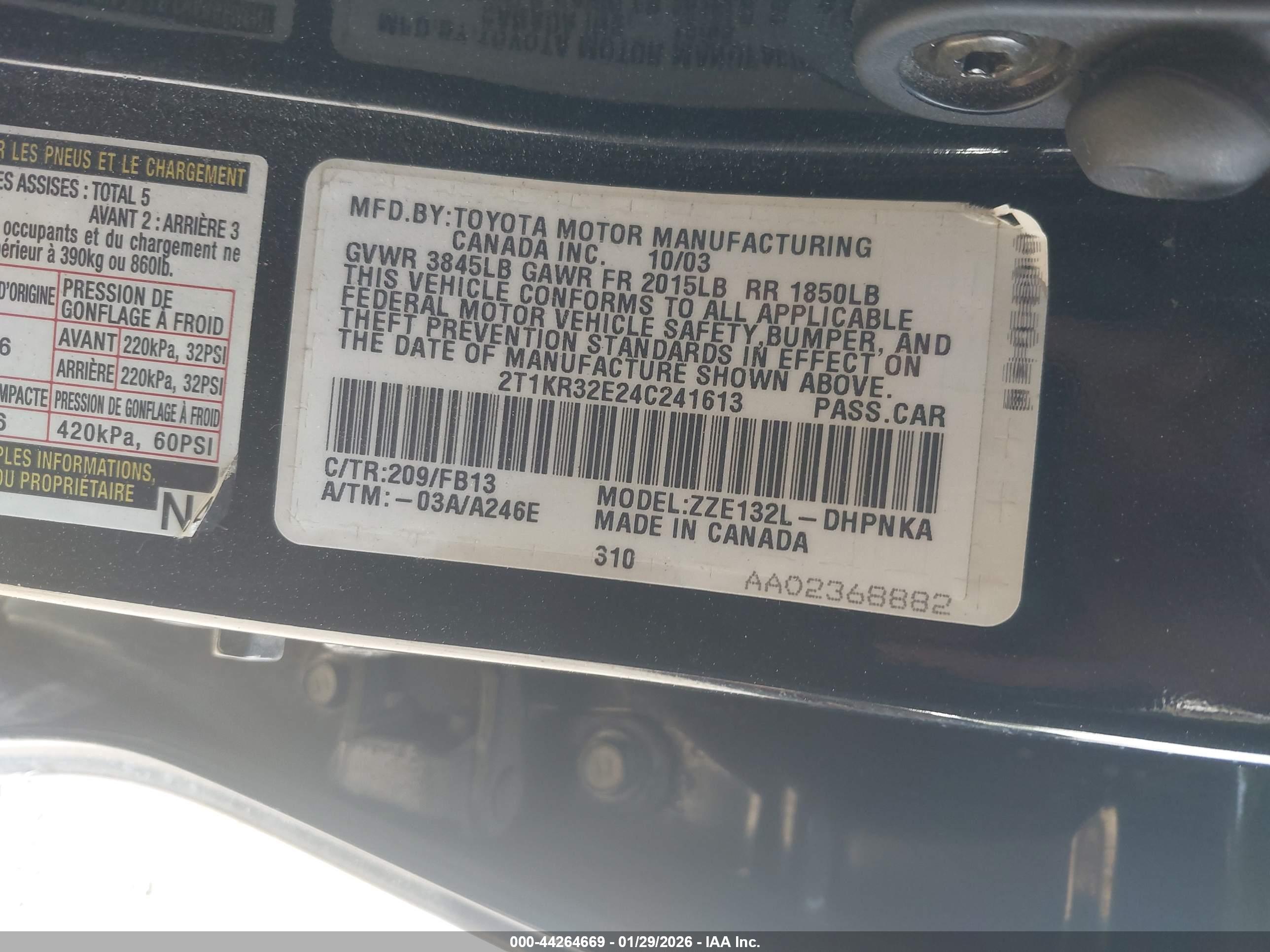 TOYOTA MATRIX image 9