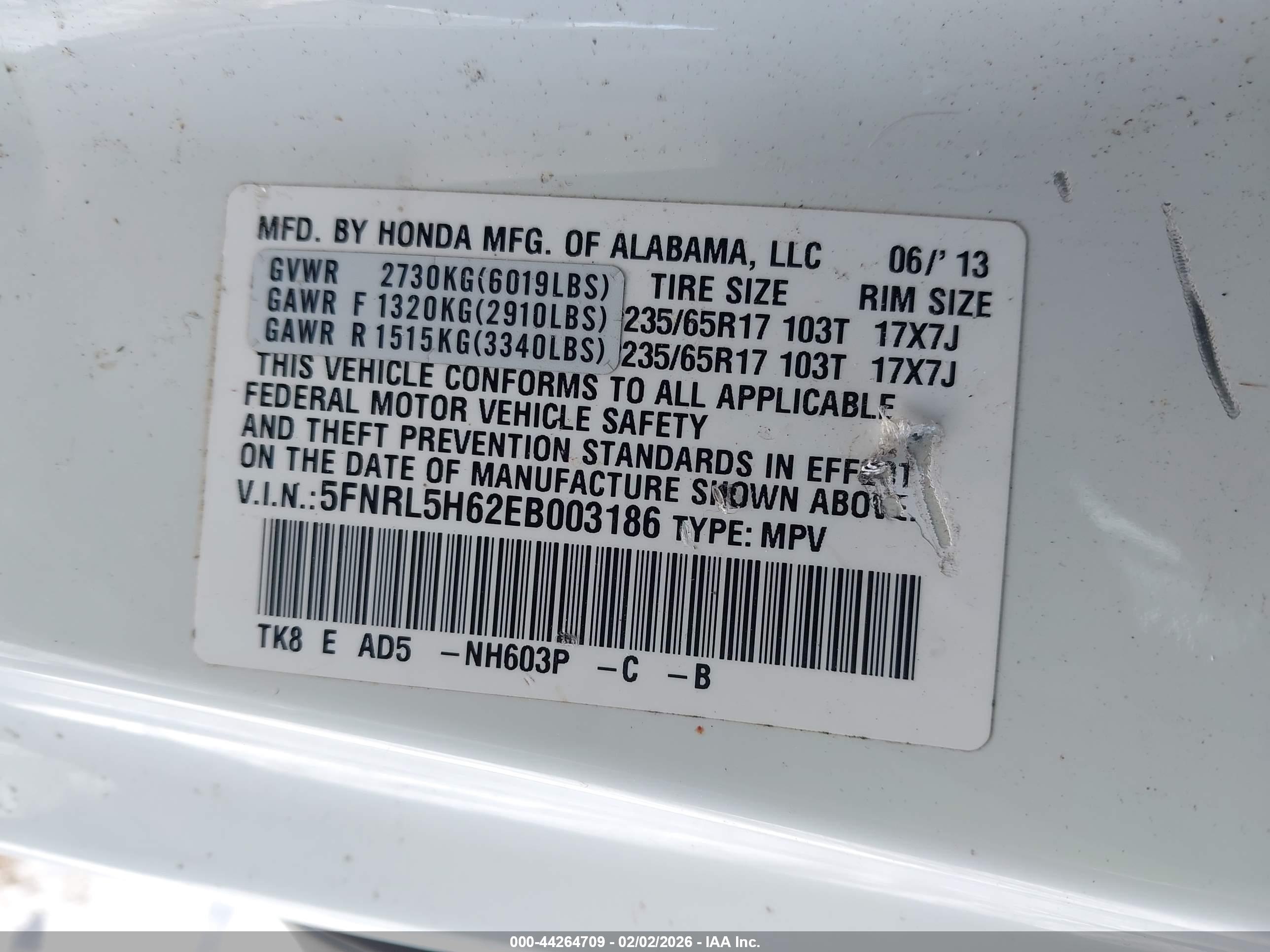 HONDA ODYSSEY image 9