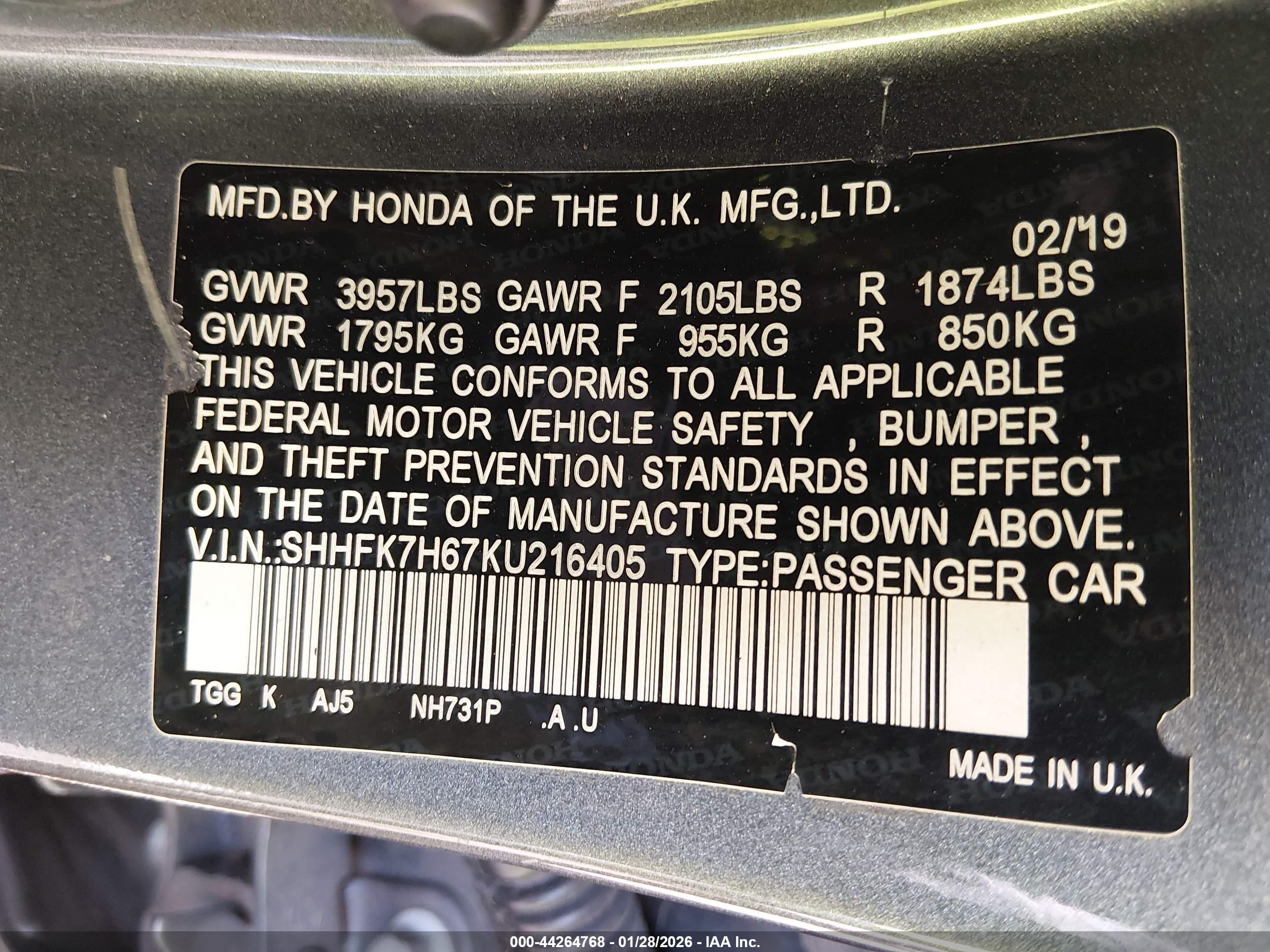 HONDA CIVIC image 9