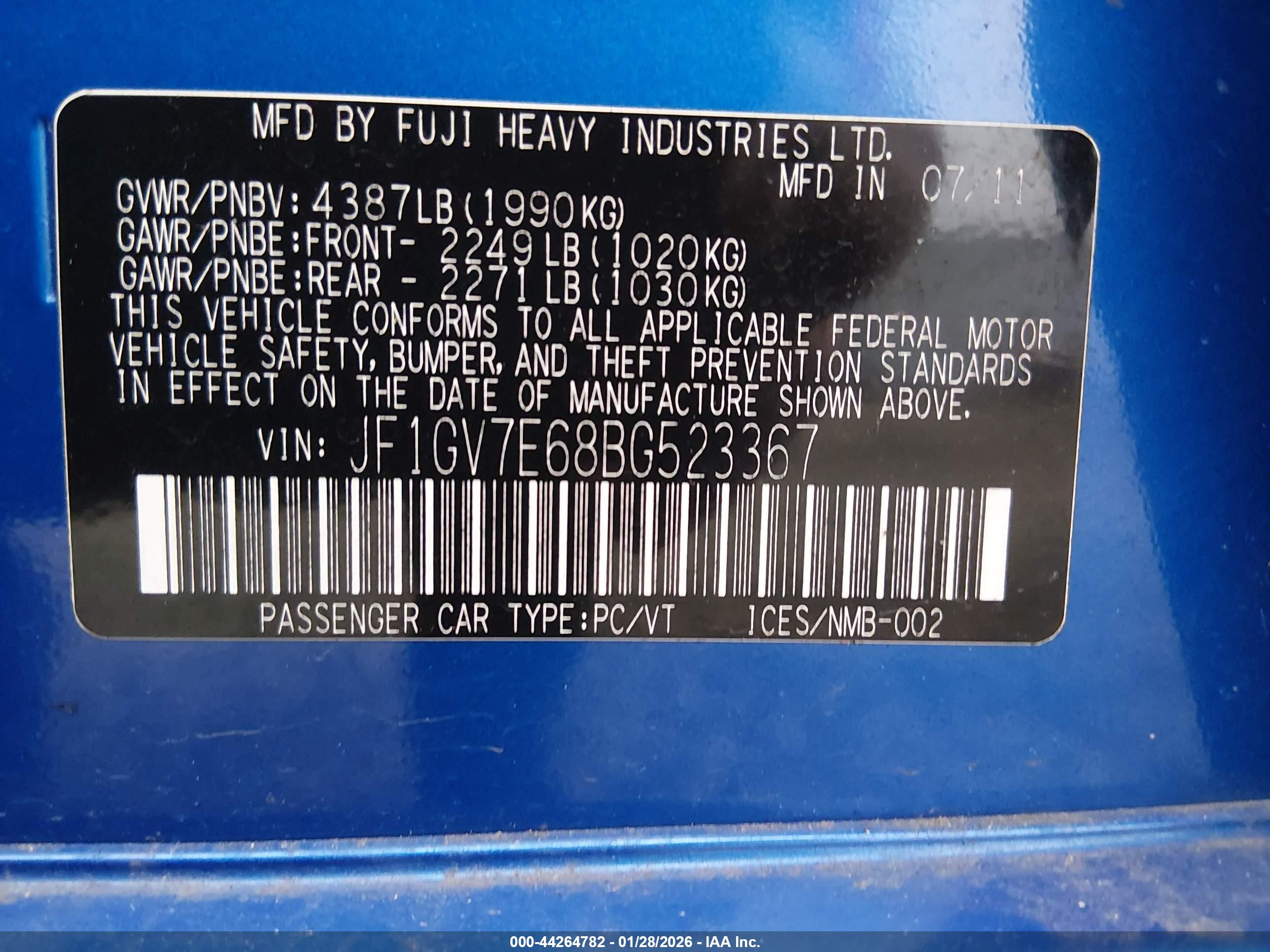 SUBARU IMPREZA image 9