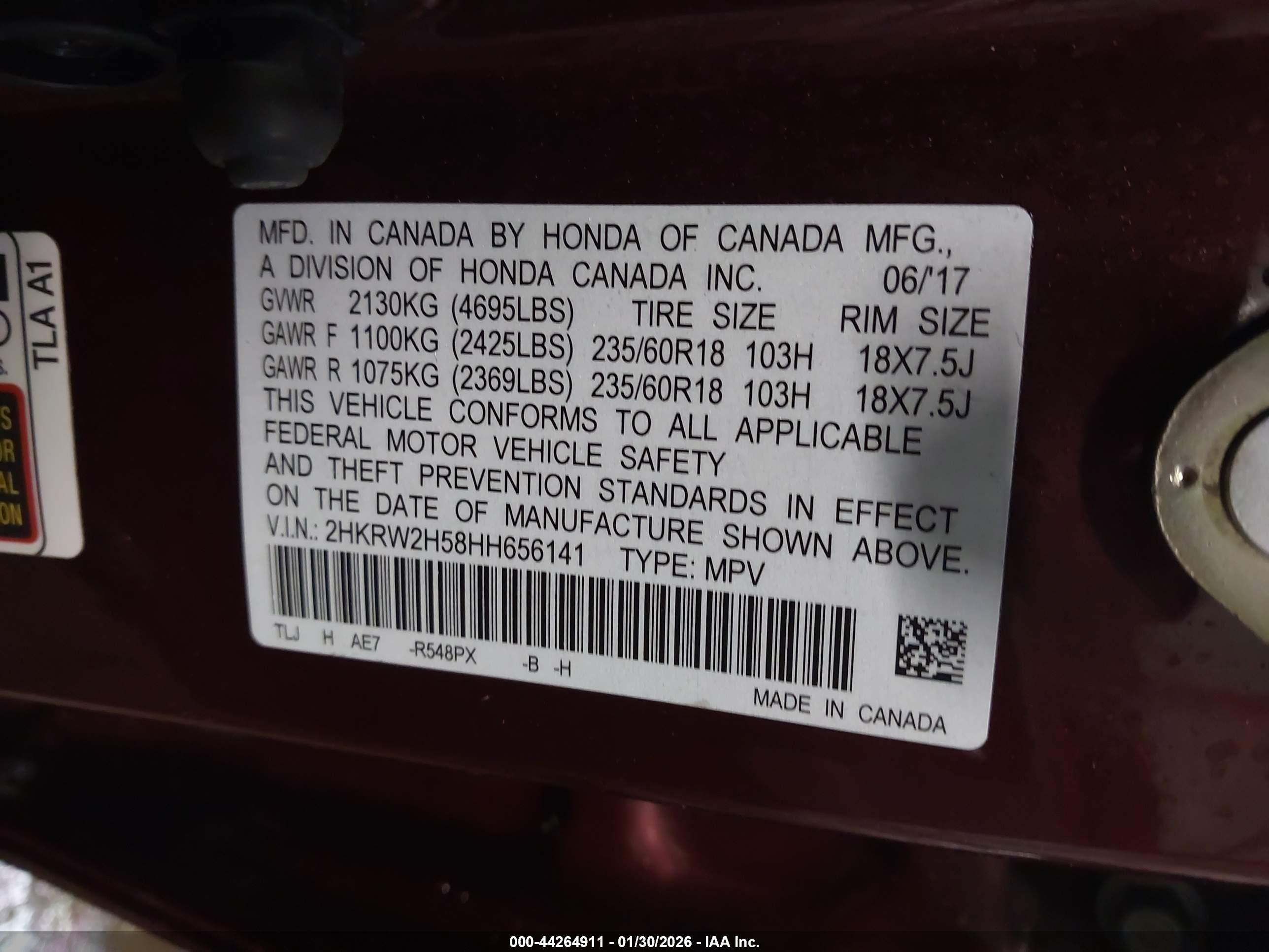 HONDA CR-V image 9