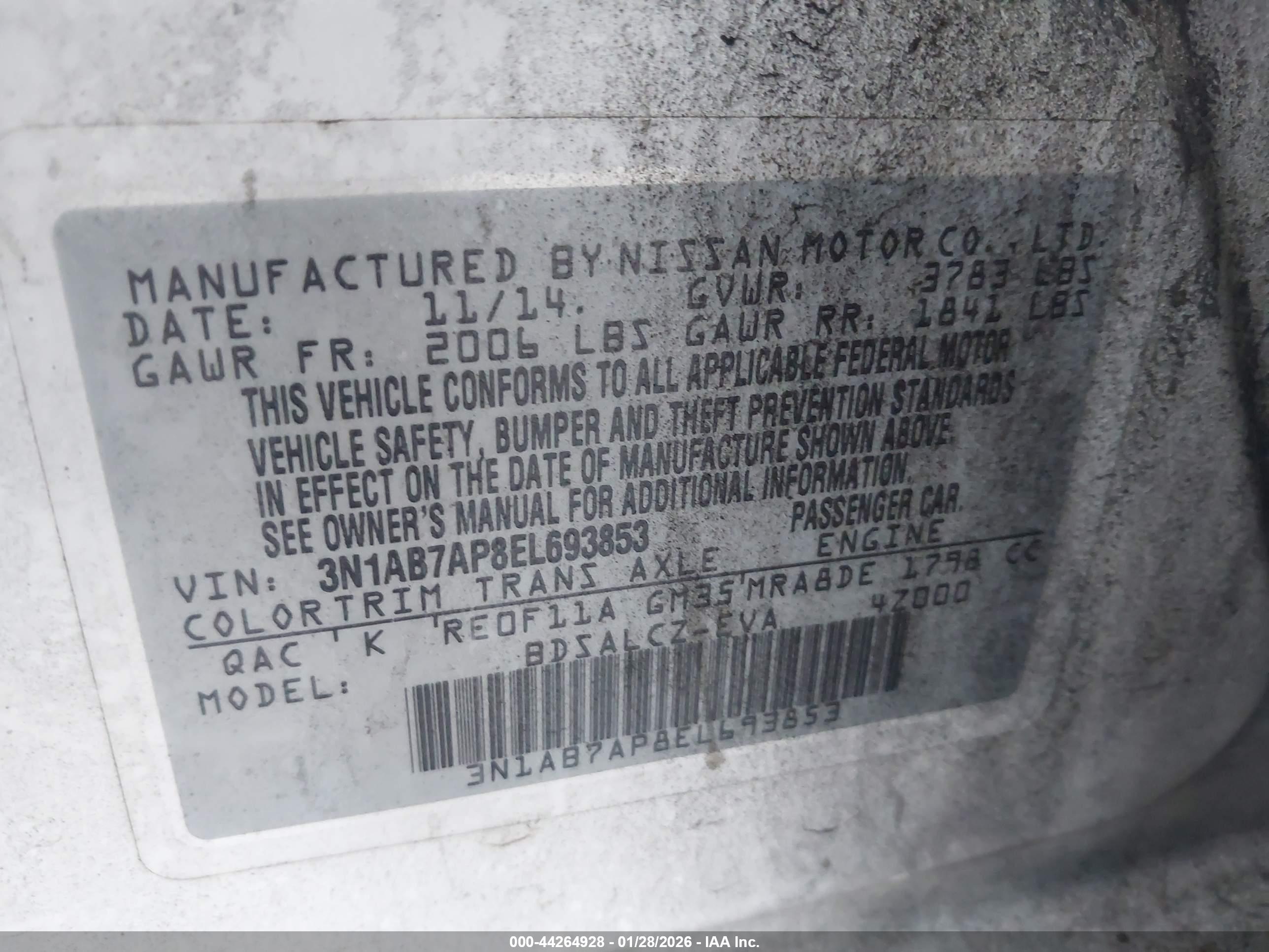 NISSAN SENTRA image 9