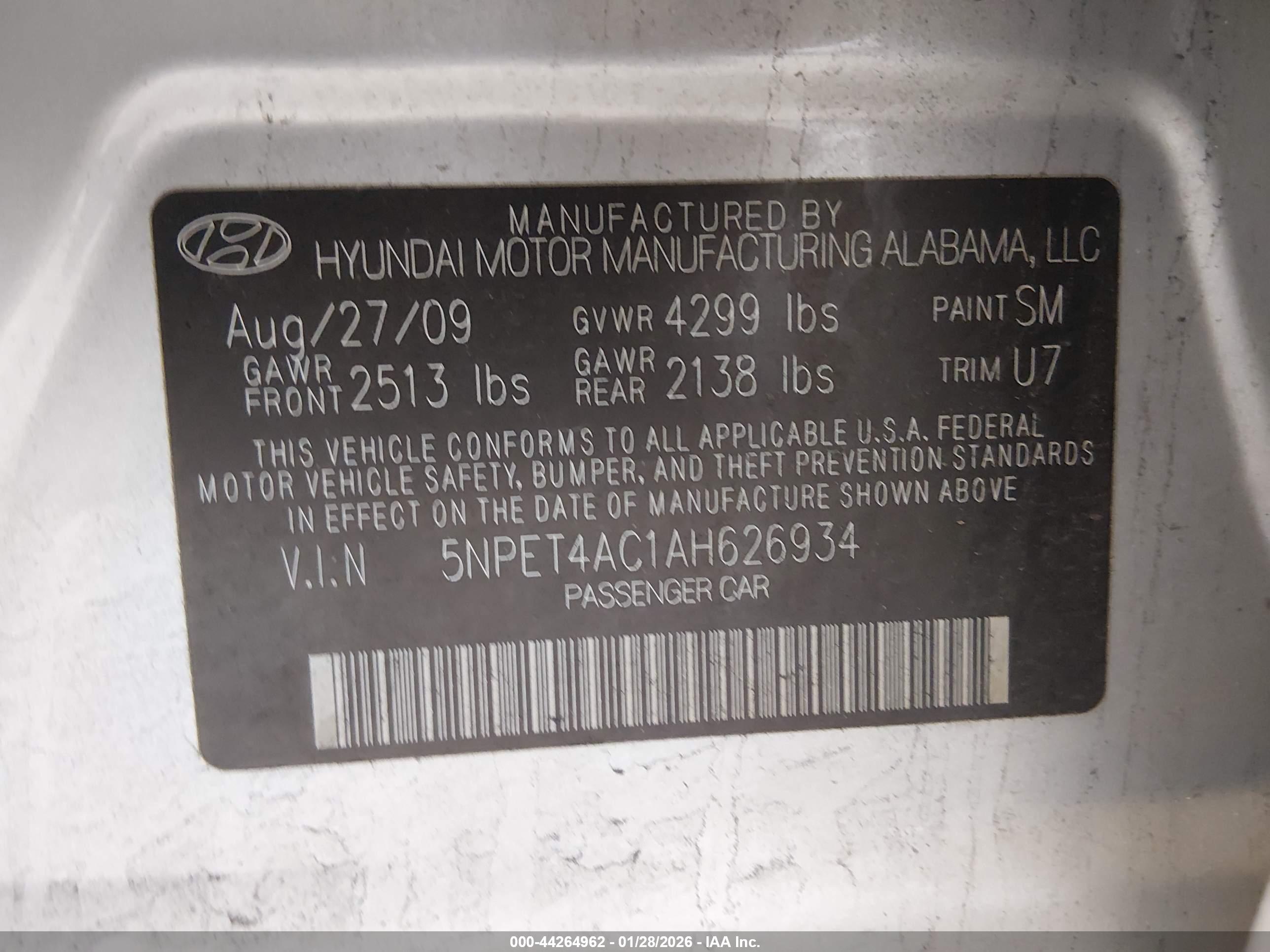 HYUNDAI SONATA image 9