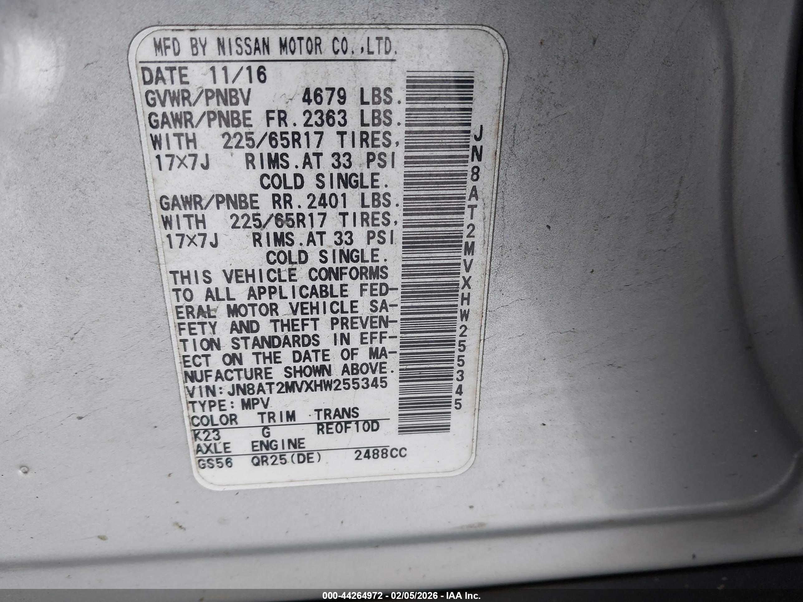 NISSAN ROGUE image 9