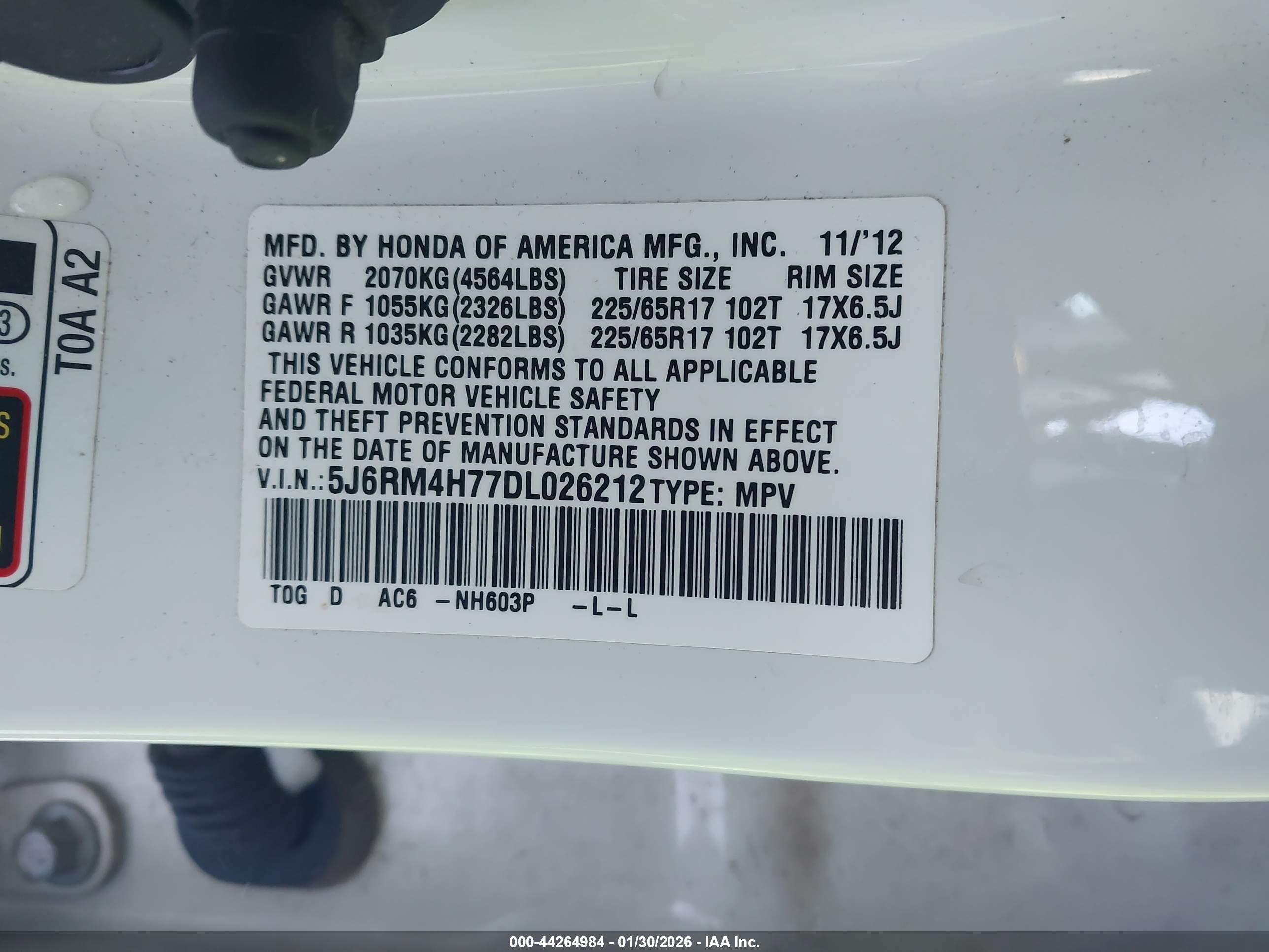 HONDA CR-V image 9