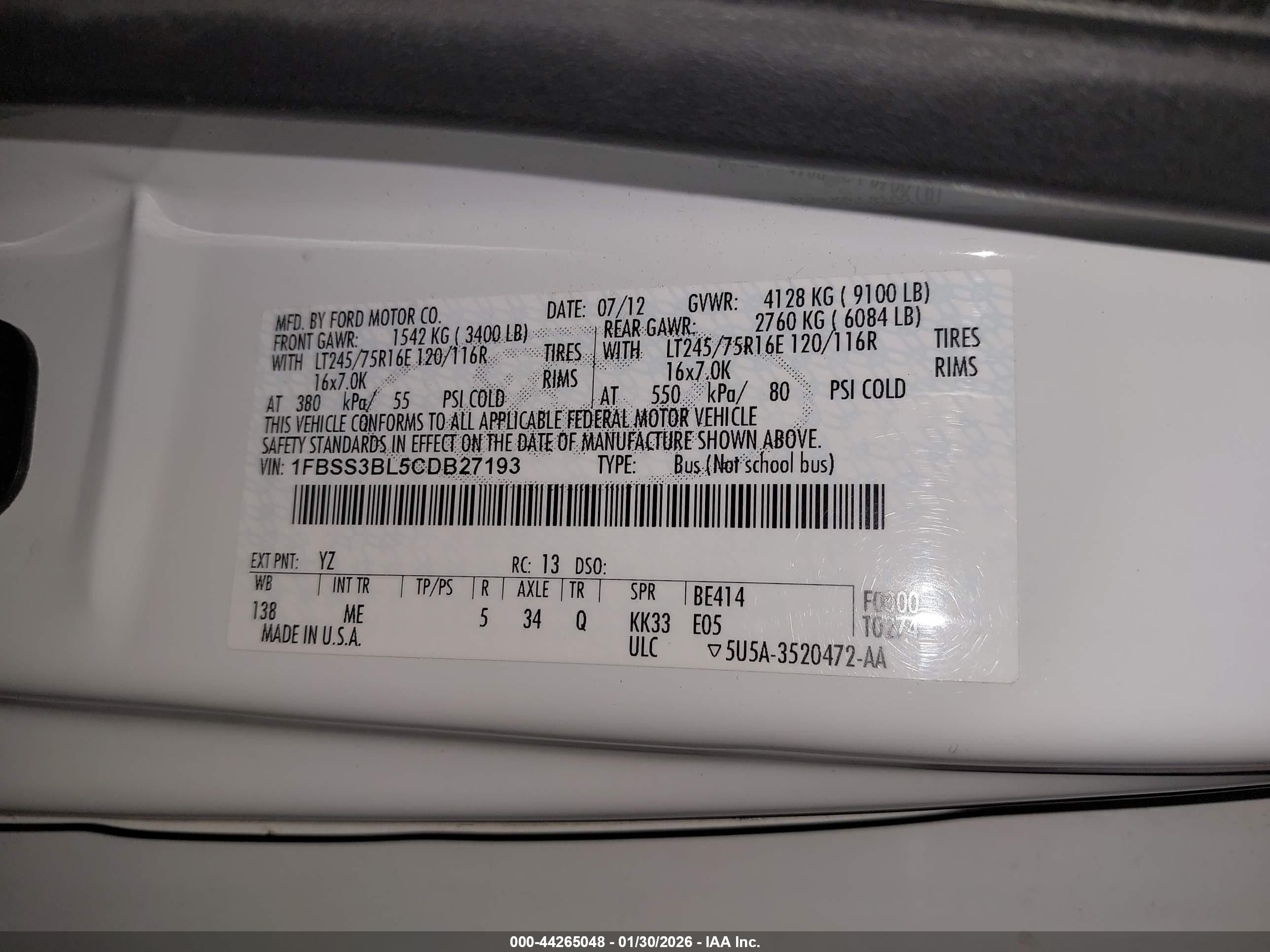 FORD E-350 image 9