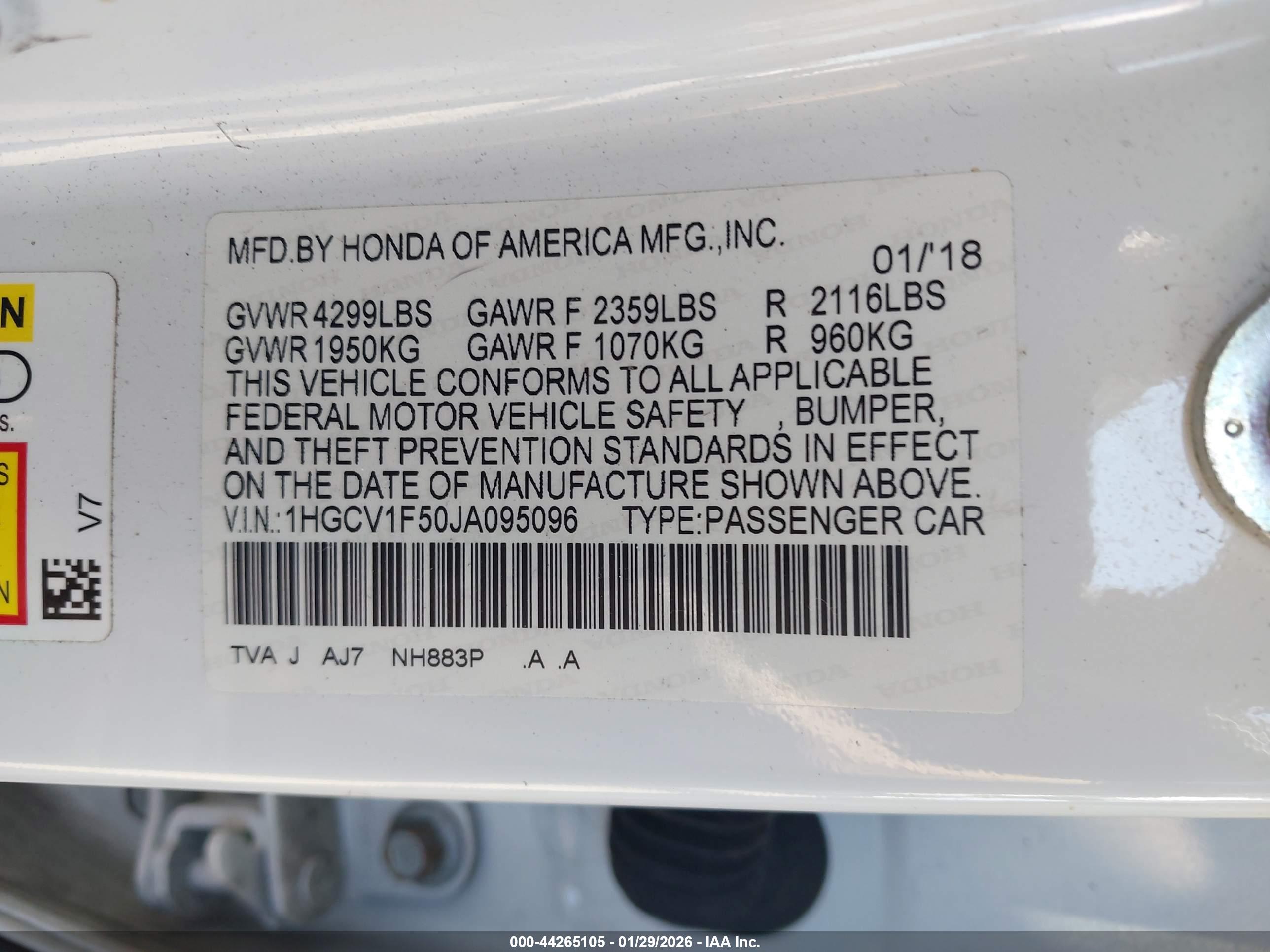 HONDA ACCORD image 9