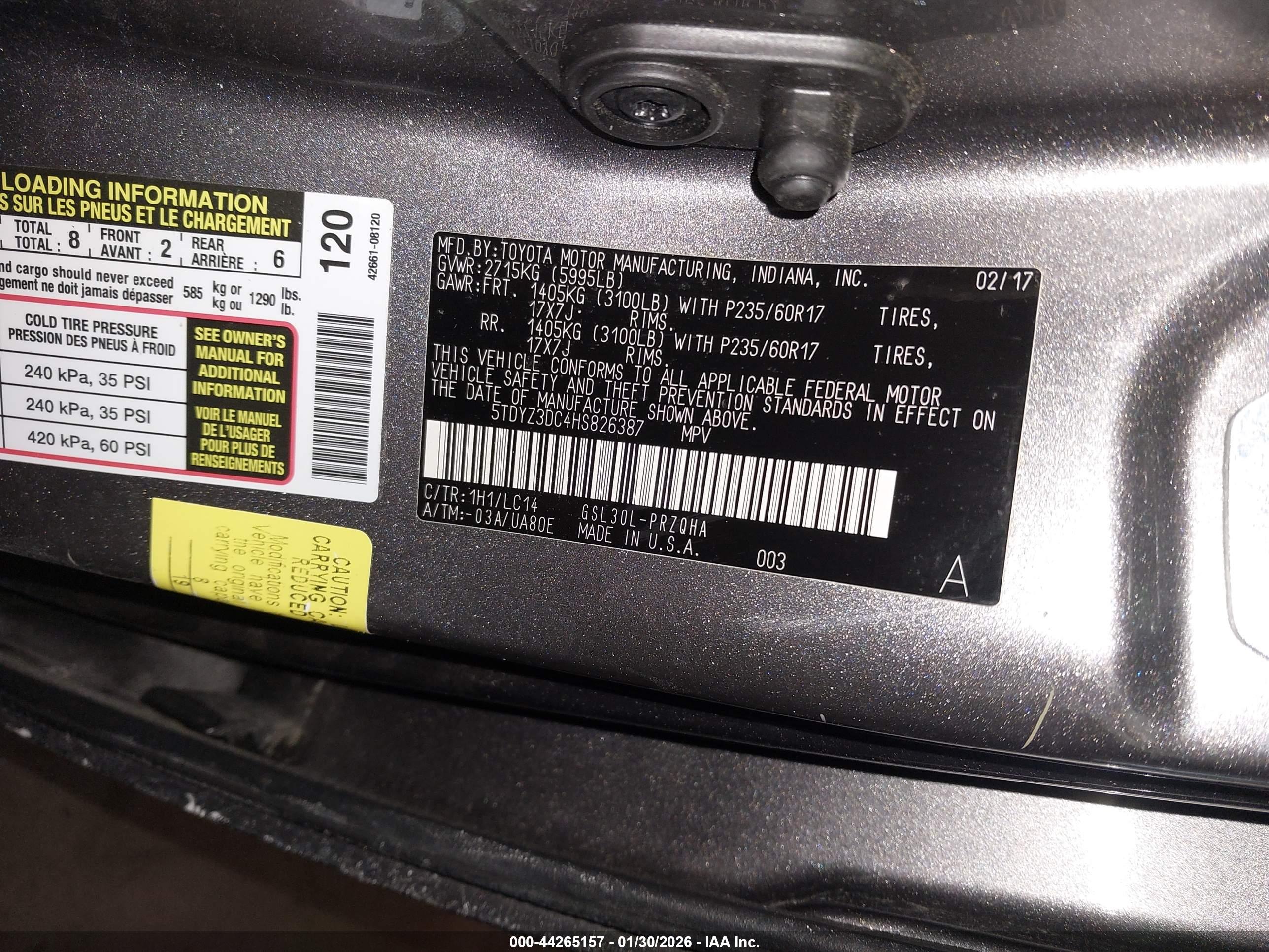 TOYOTA SIENNA image 9