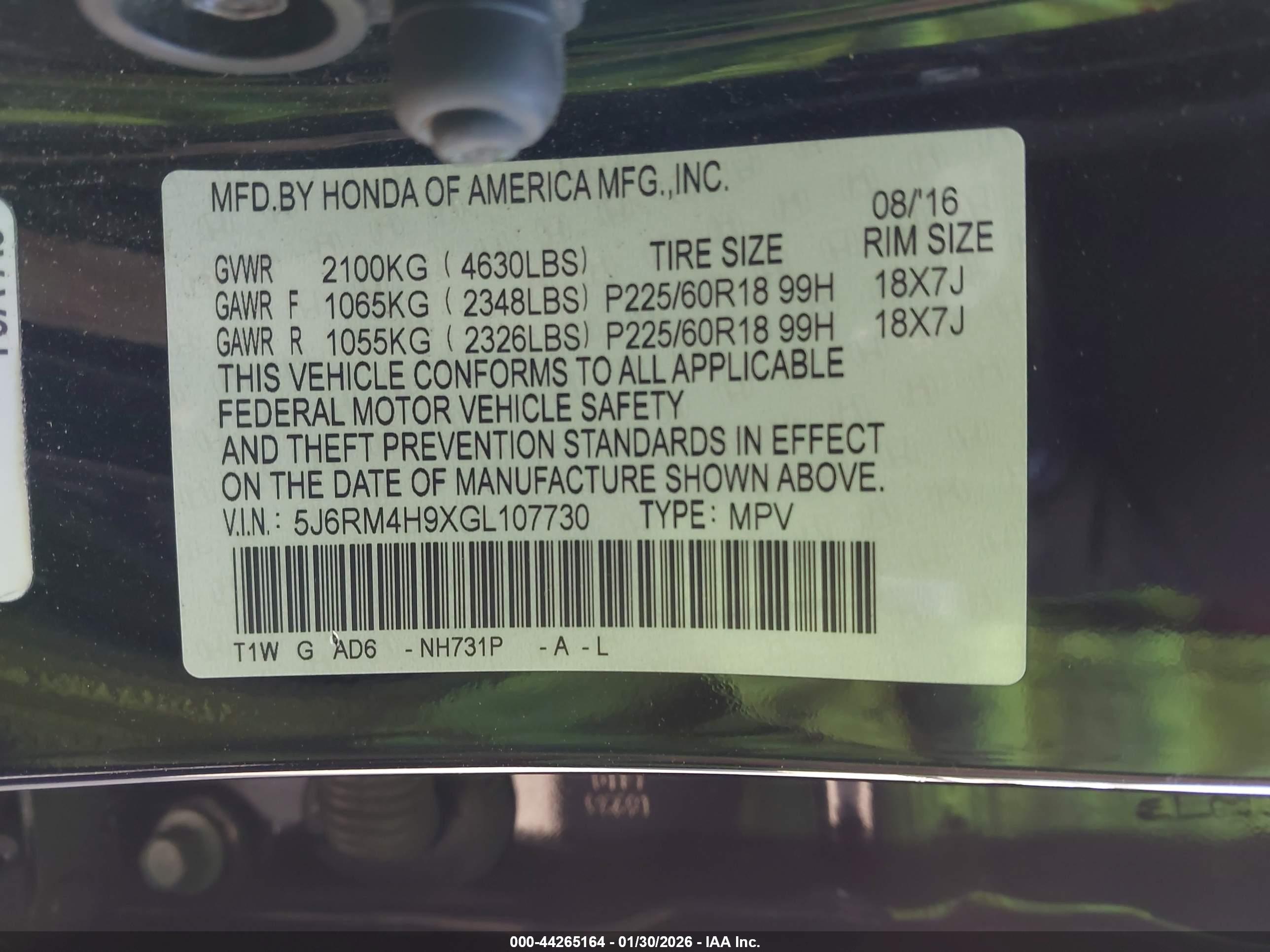 HONDA CR-V image 9