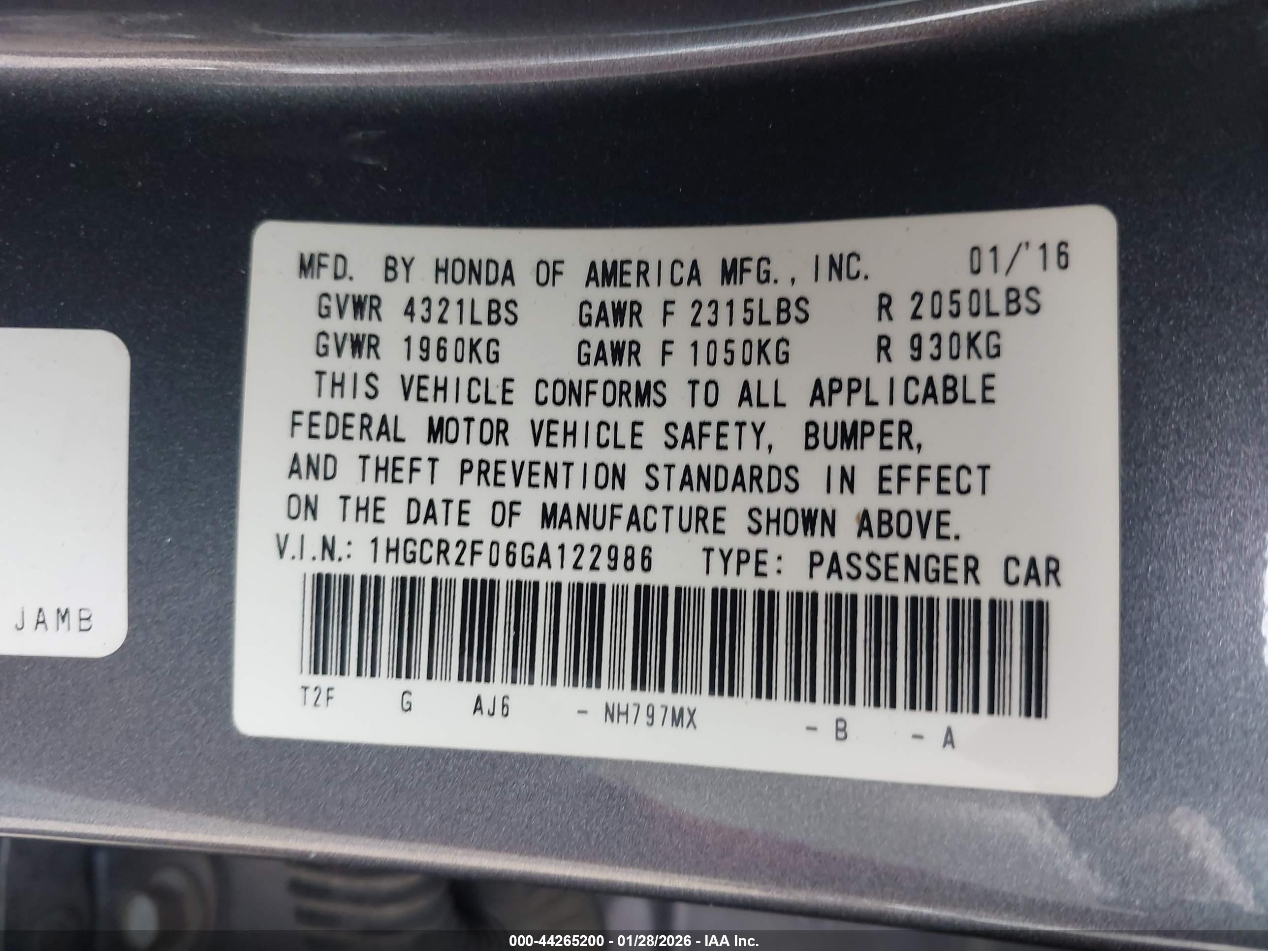 HONDA ACCORD image 9