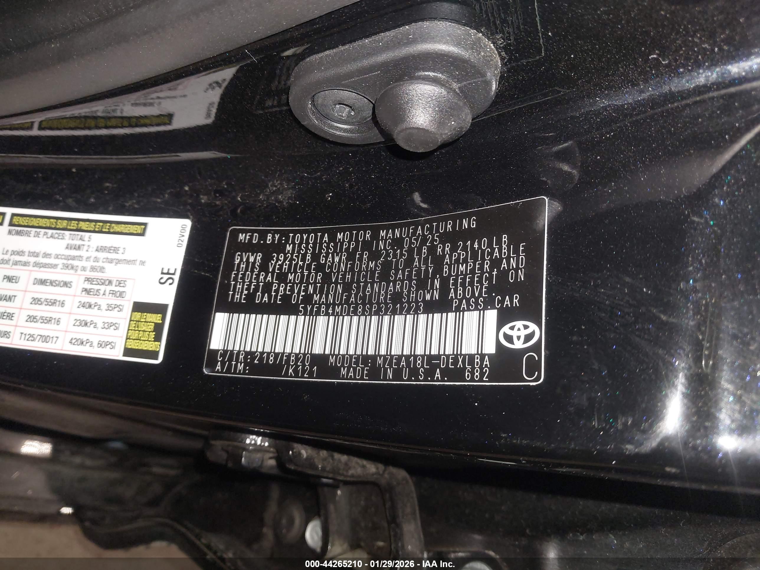 TOYOTA COROLLA image 9