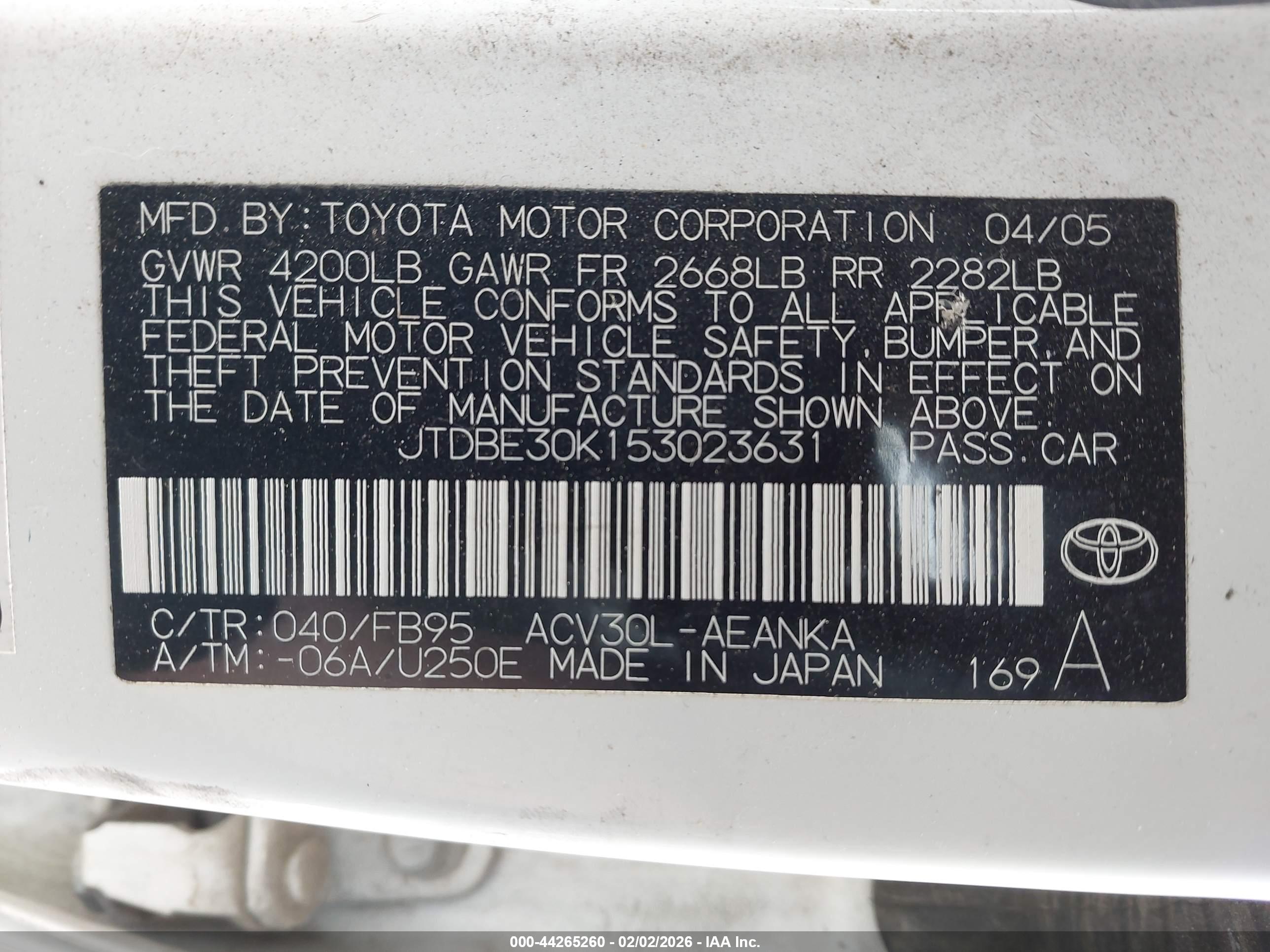 TOYOTA CAMRY image 9