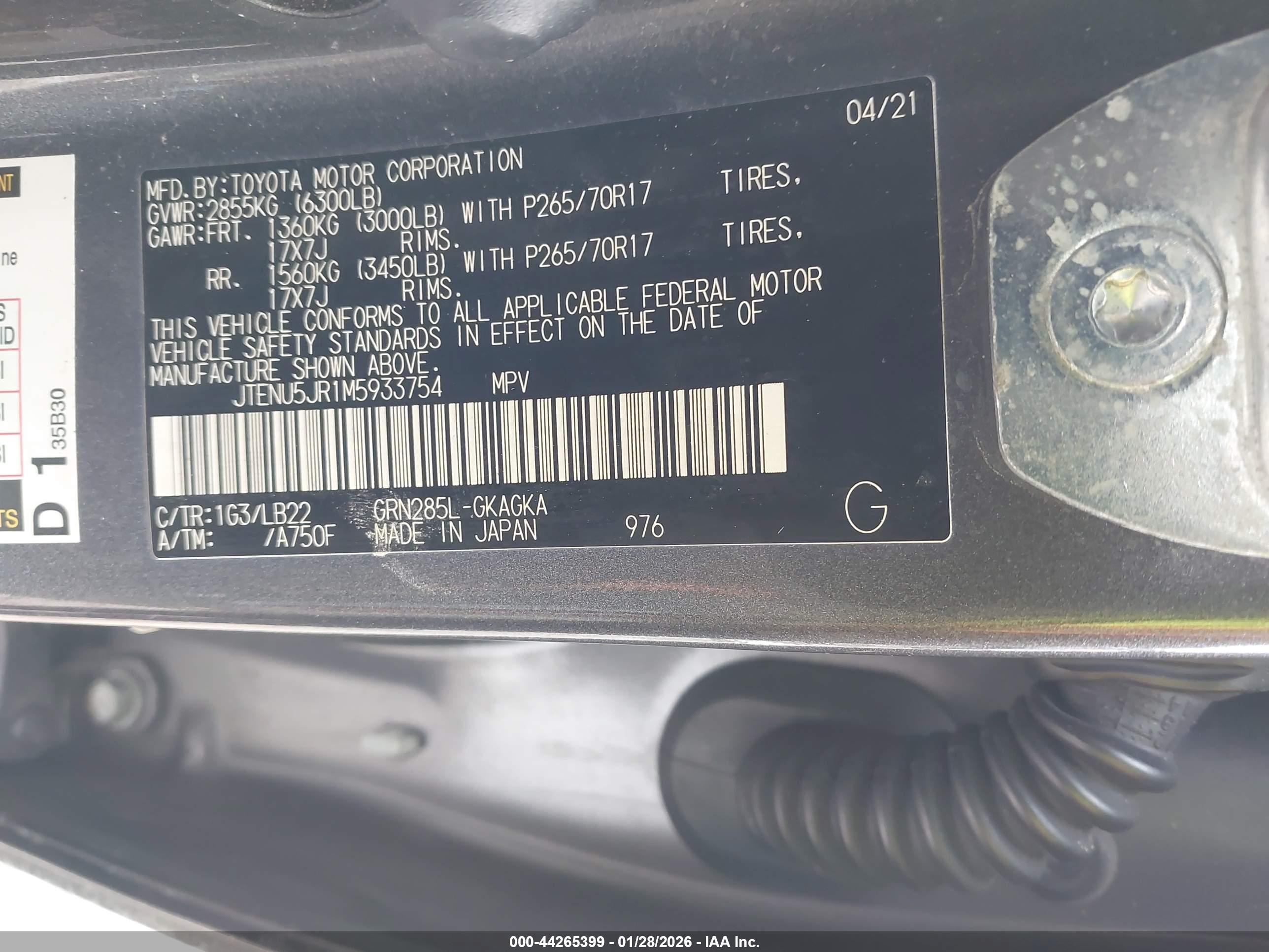 TOYOTA 4RUNNER image 9