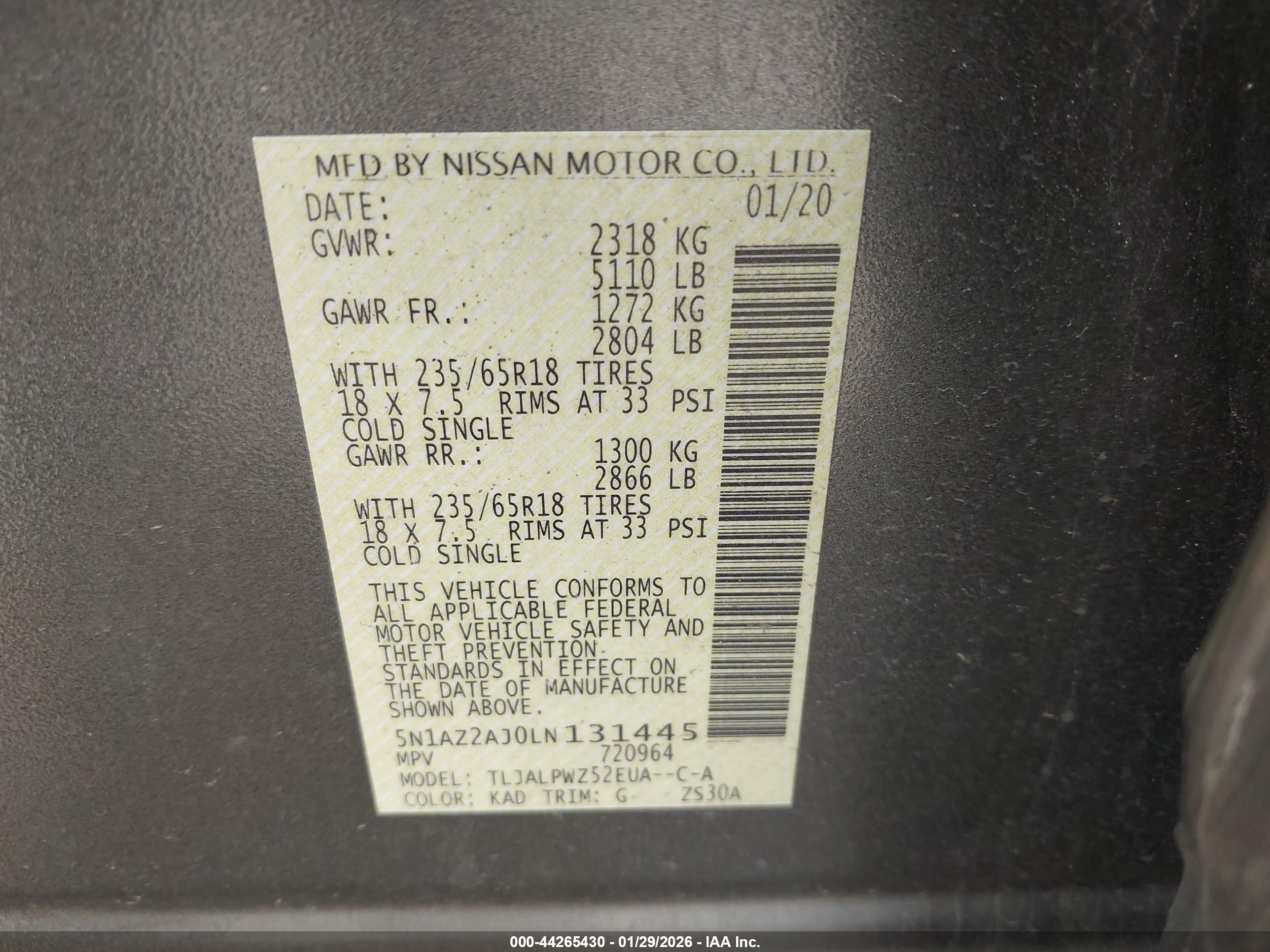 NISSAN MURANO image 9