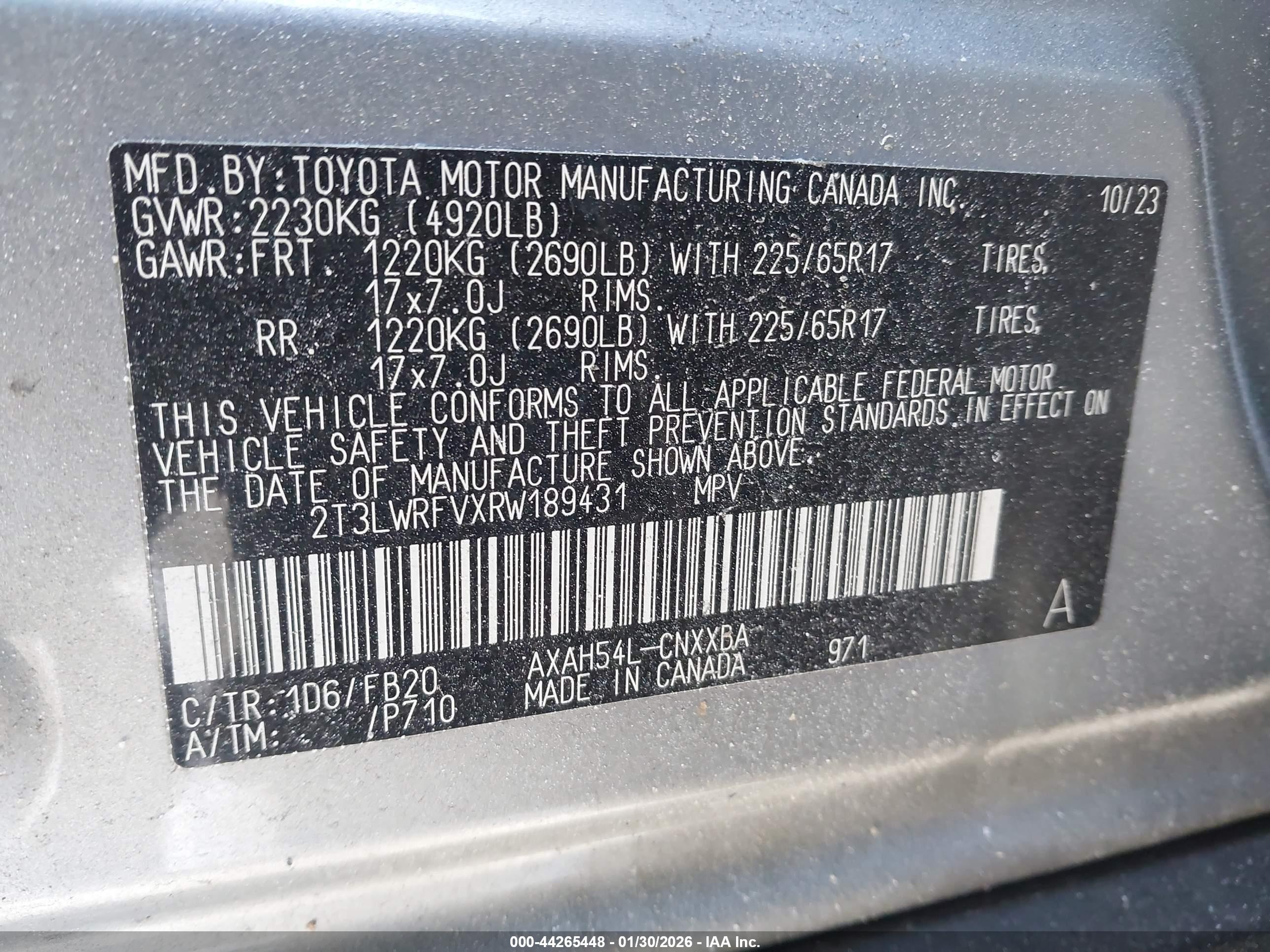 TOYOTA RAV4 image 9