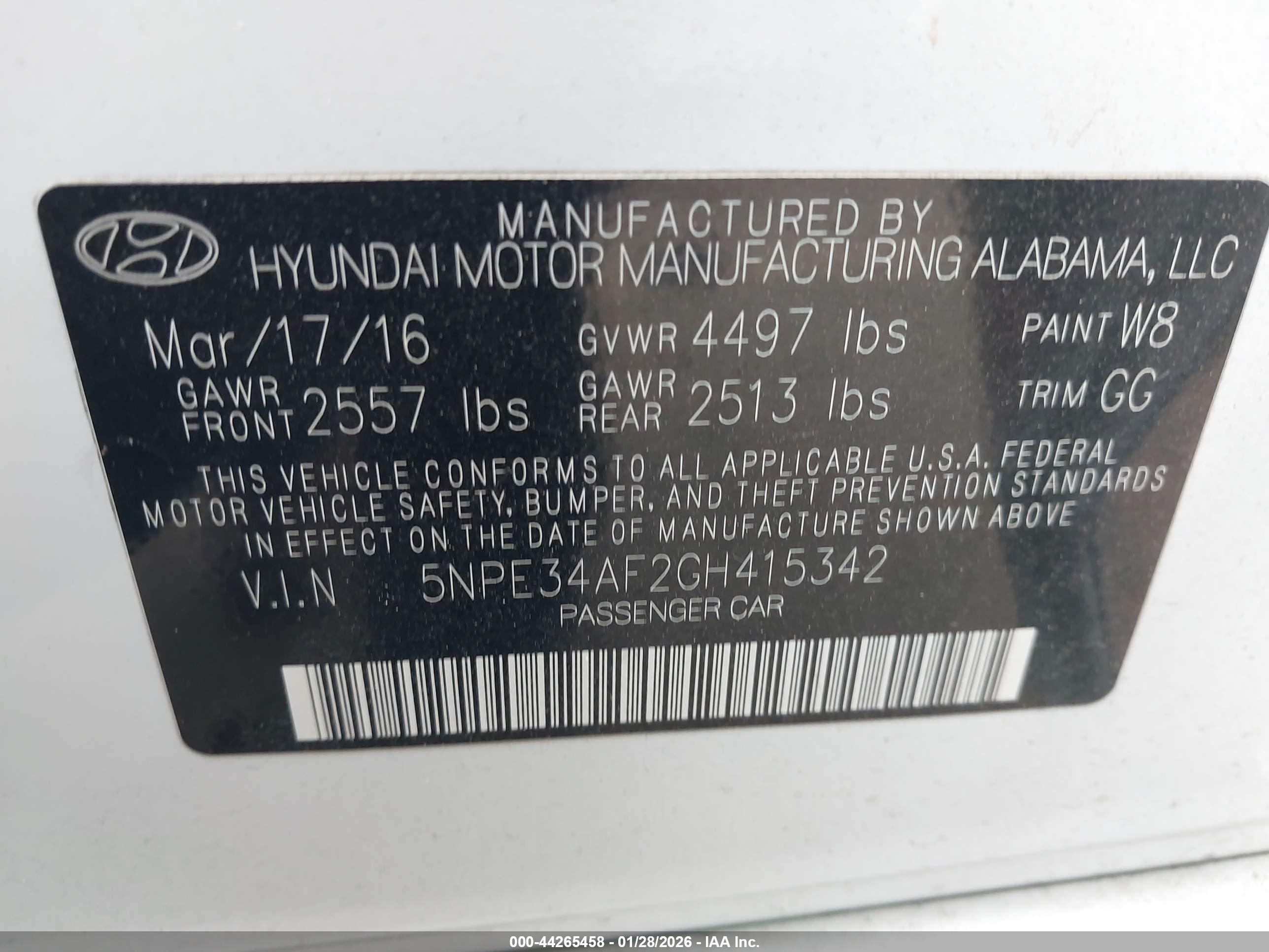 HYUNDAI SONATA image 9