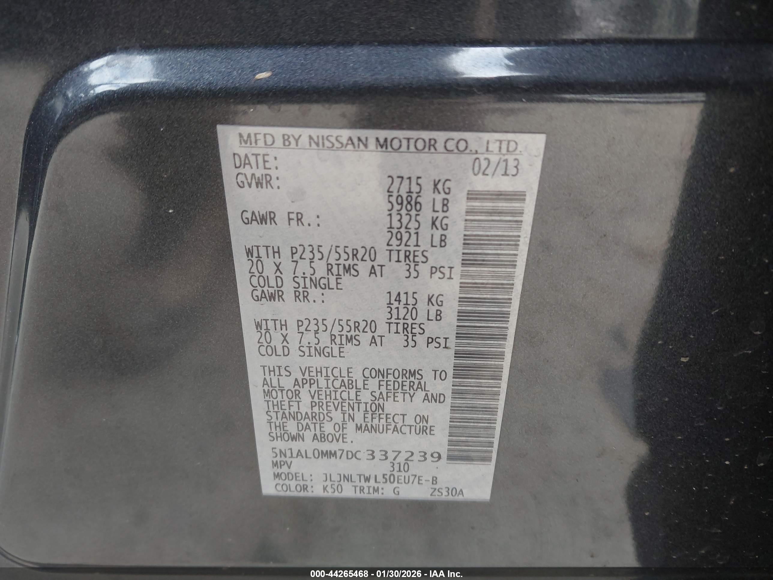 INFINITI JX35 image 9