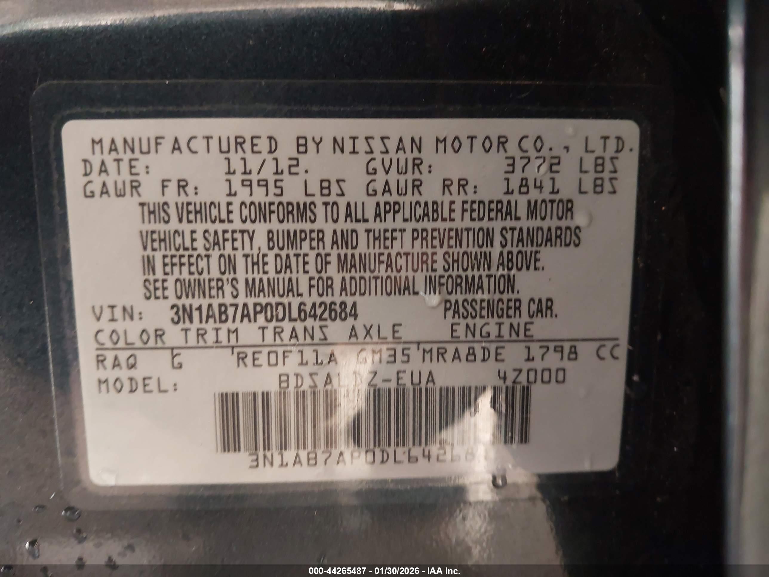 NISSAN SENTRA image 9