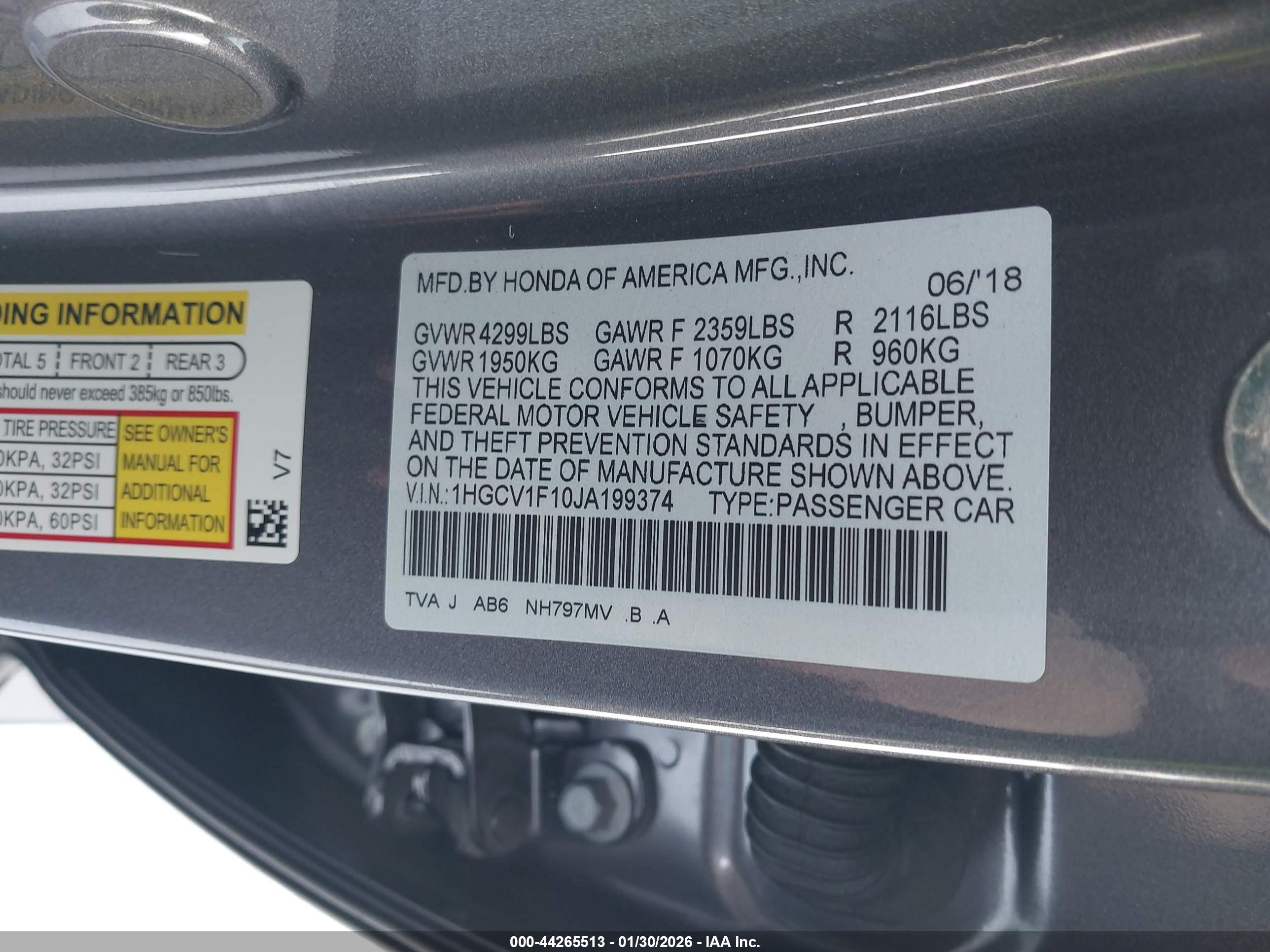HONDA ACCORD image 9