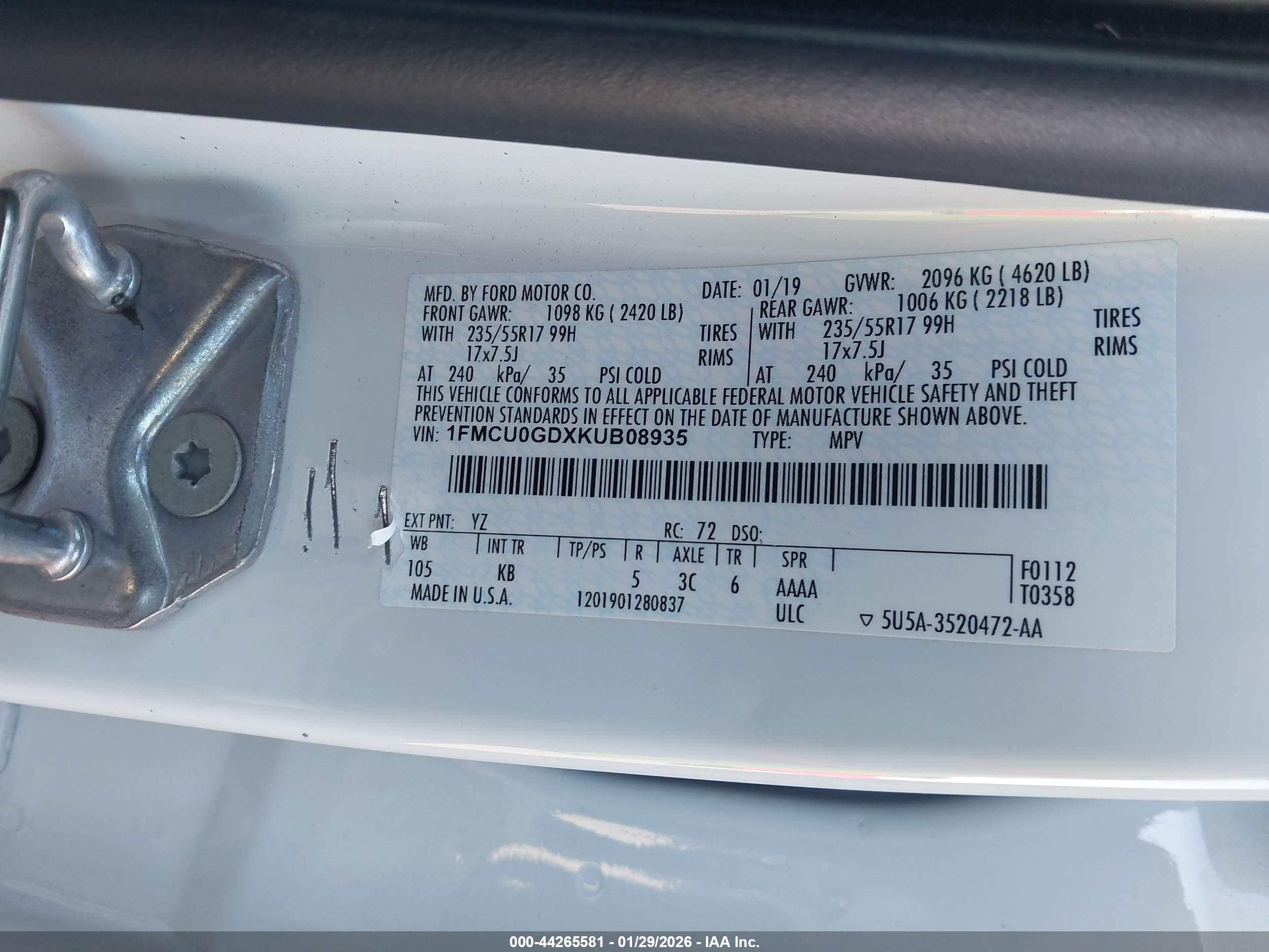 FORD ESCAPE image 9