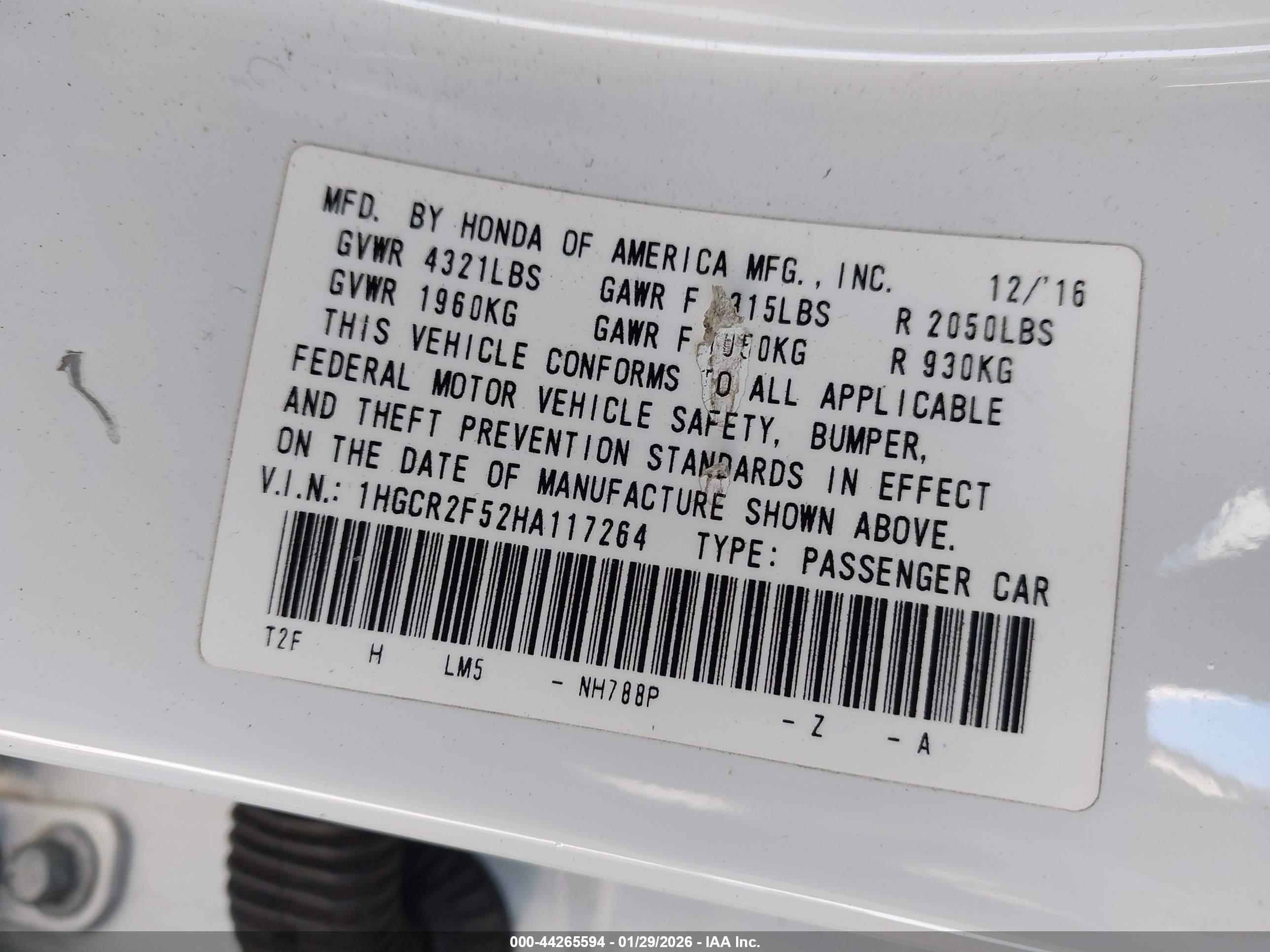 HONDA ACCORD image 9
