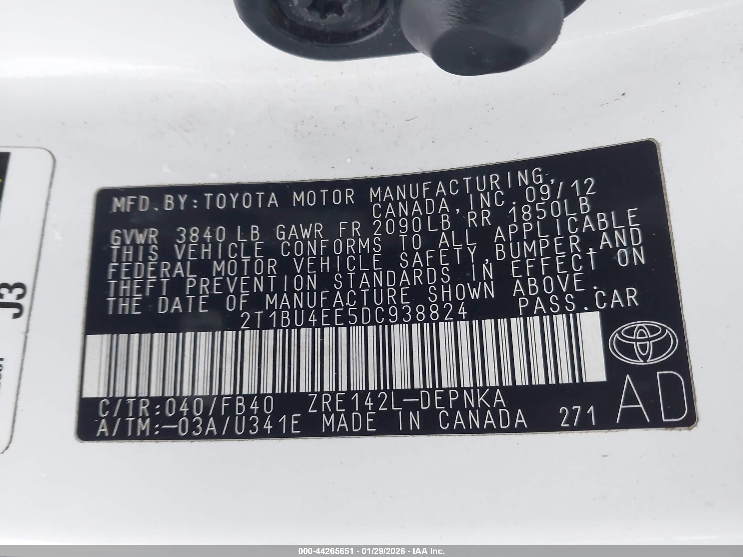 TOYOTA COROLLA image 9