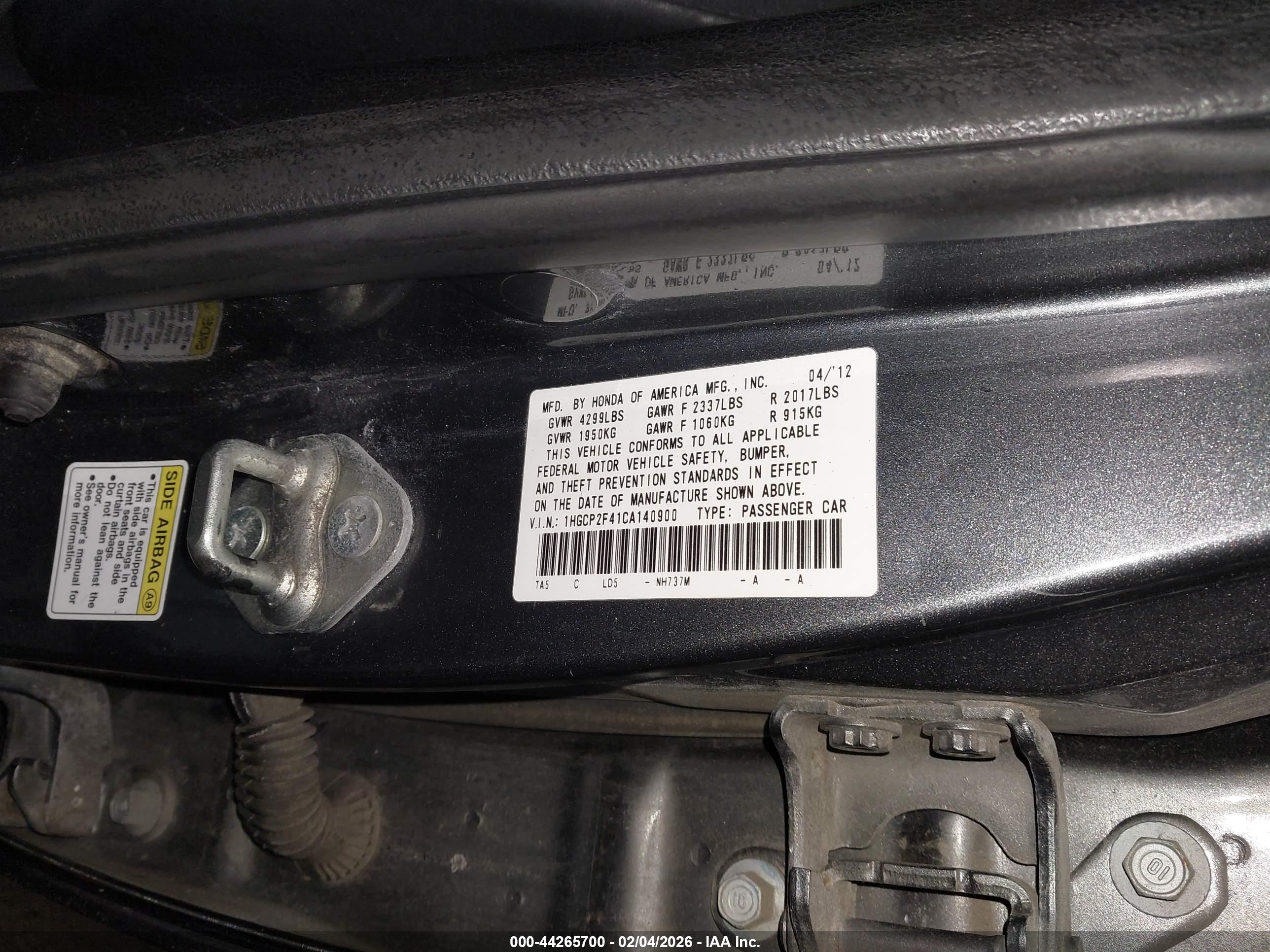 HONDA ACCORD image 9