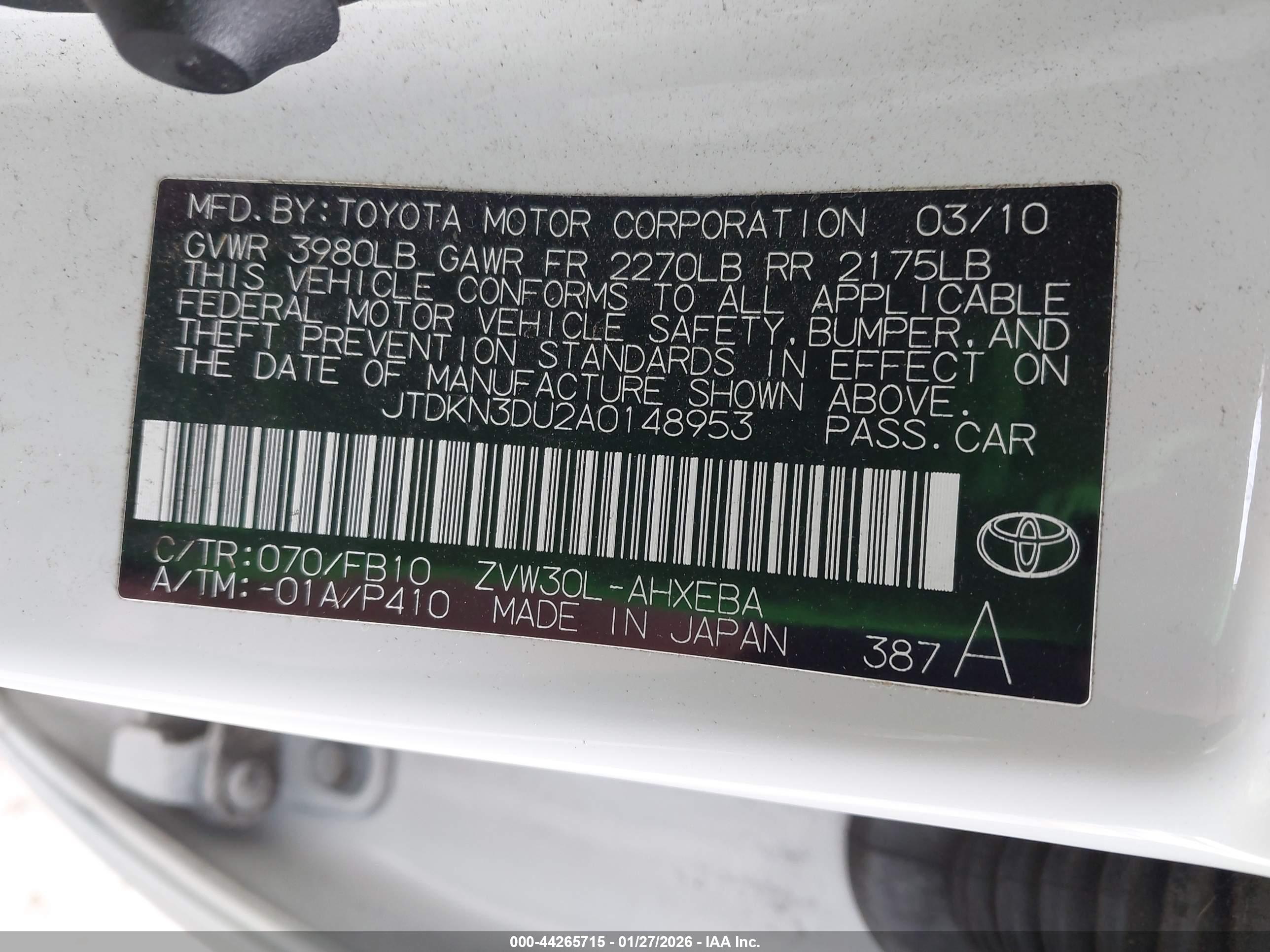 TOYOTA PRIUS image 9