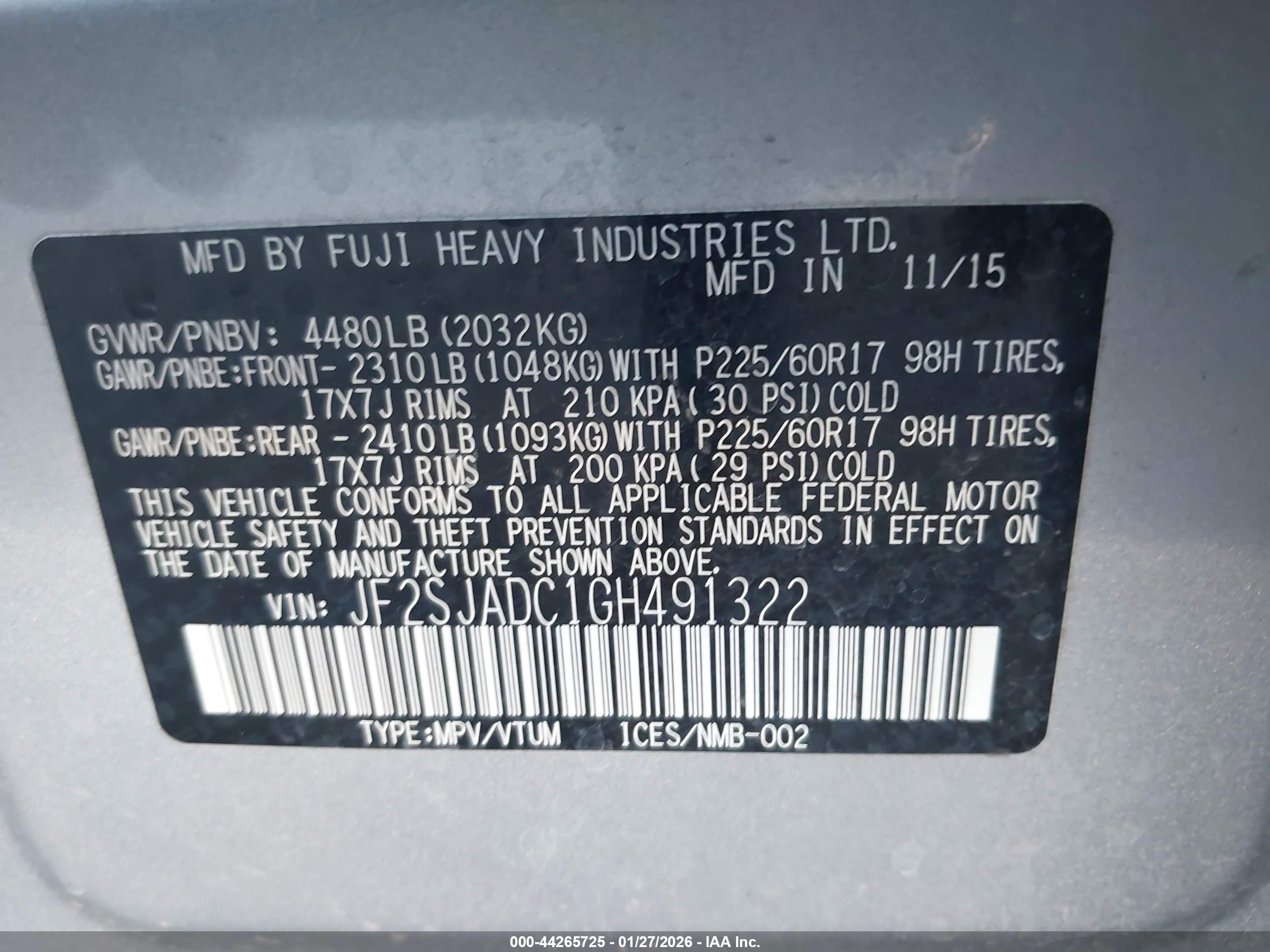 SUBARU FORESTER image 9