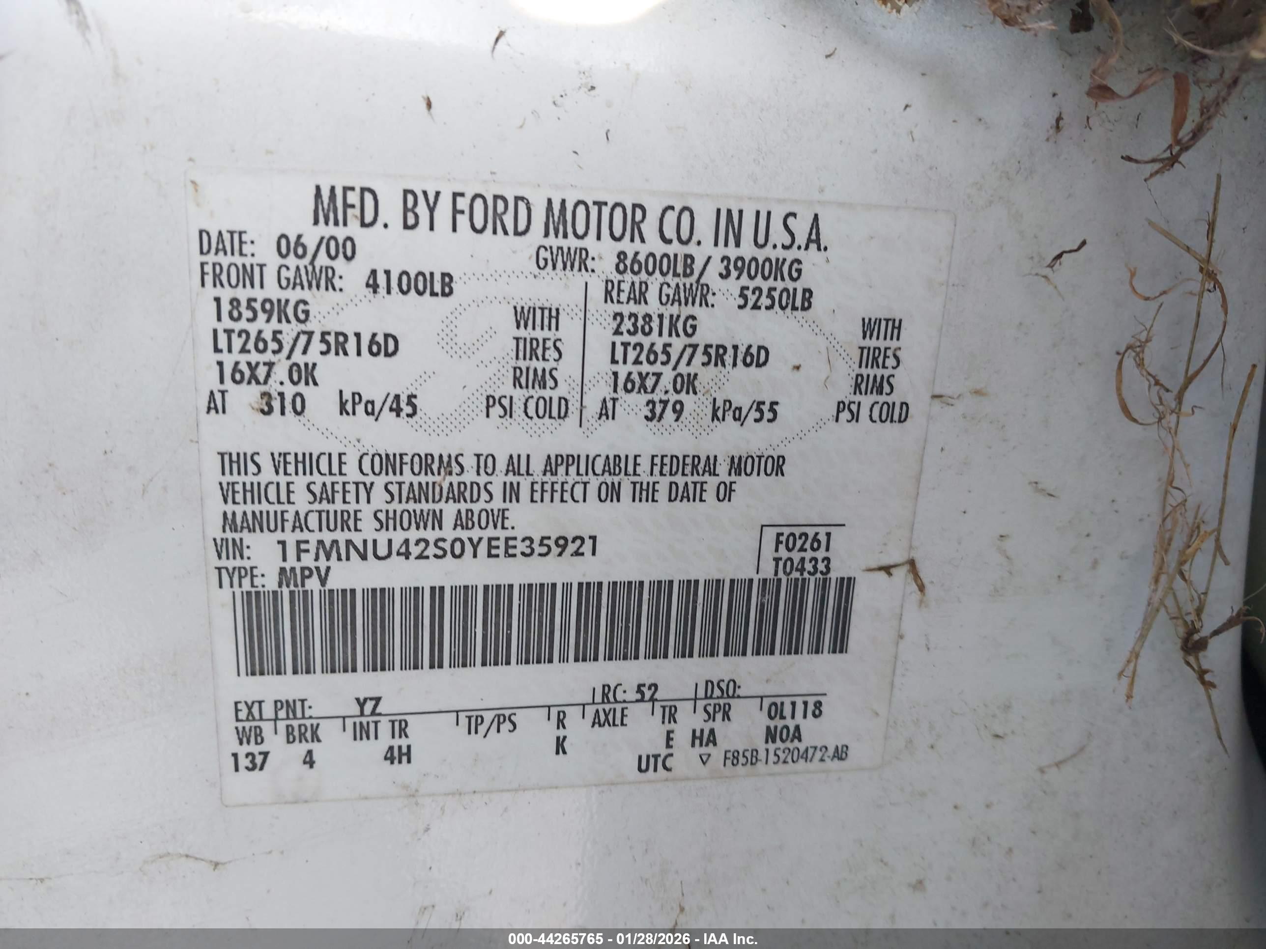 FORD EXCURSION image 9