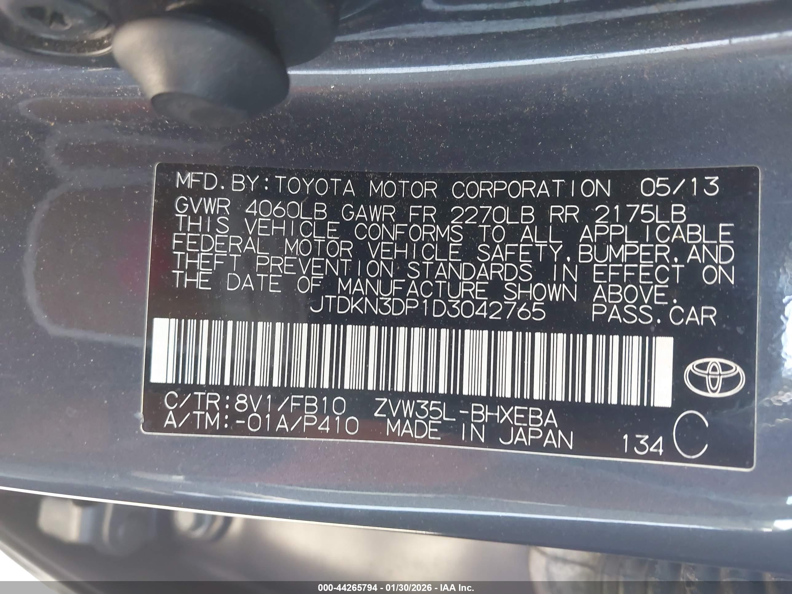 TOYOTA PRIUS image 9
