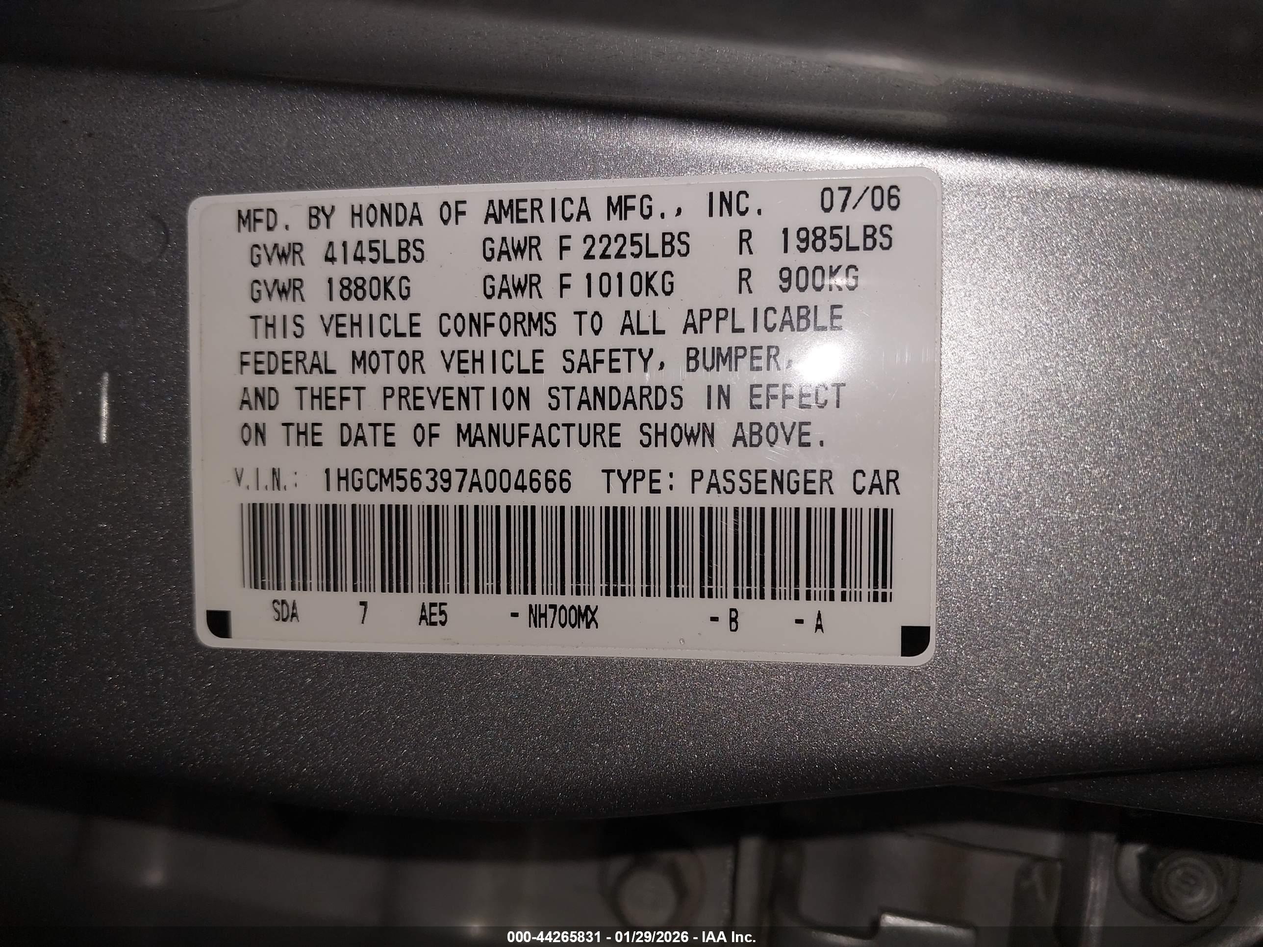 HONDA ACCORD image 9