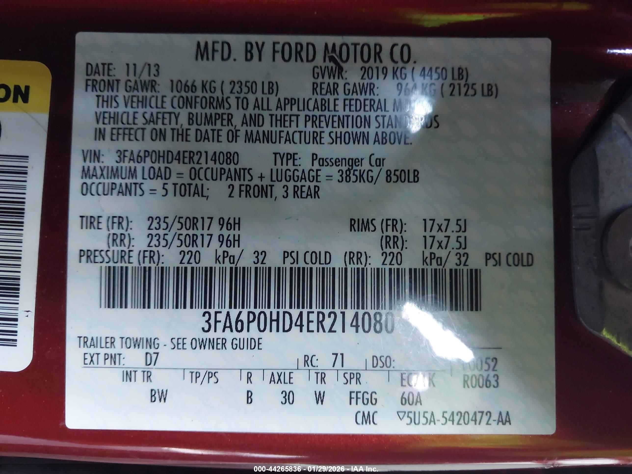 FORD FUSION image 9