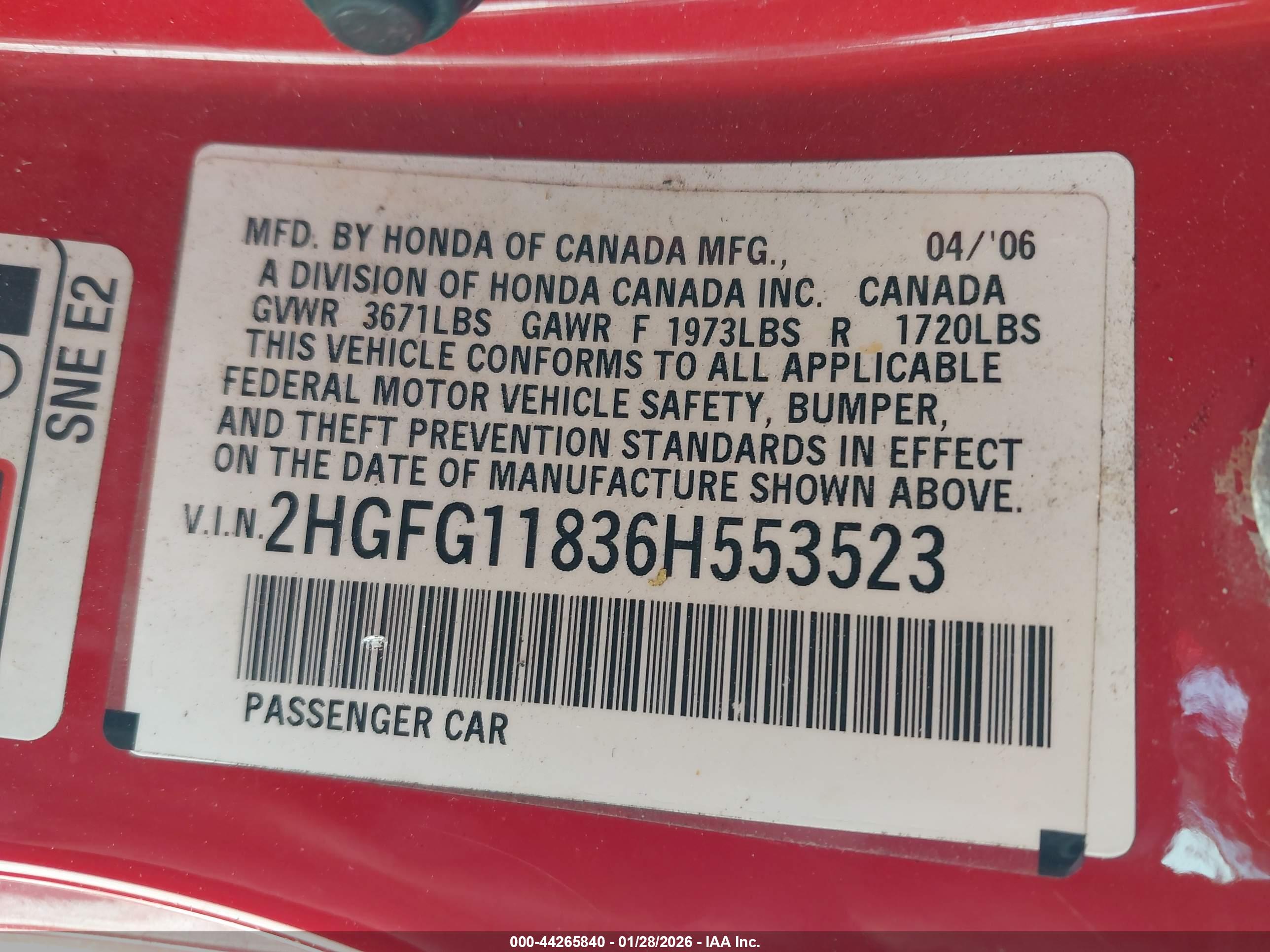 HONDA CIVIC image 9