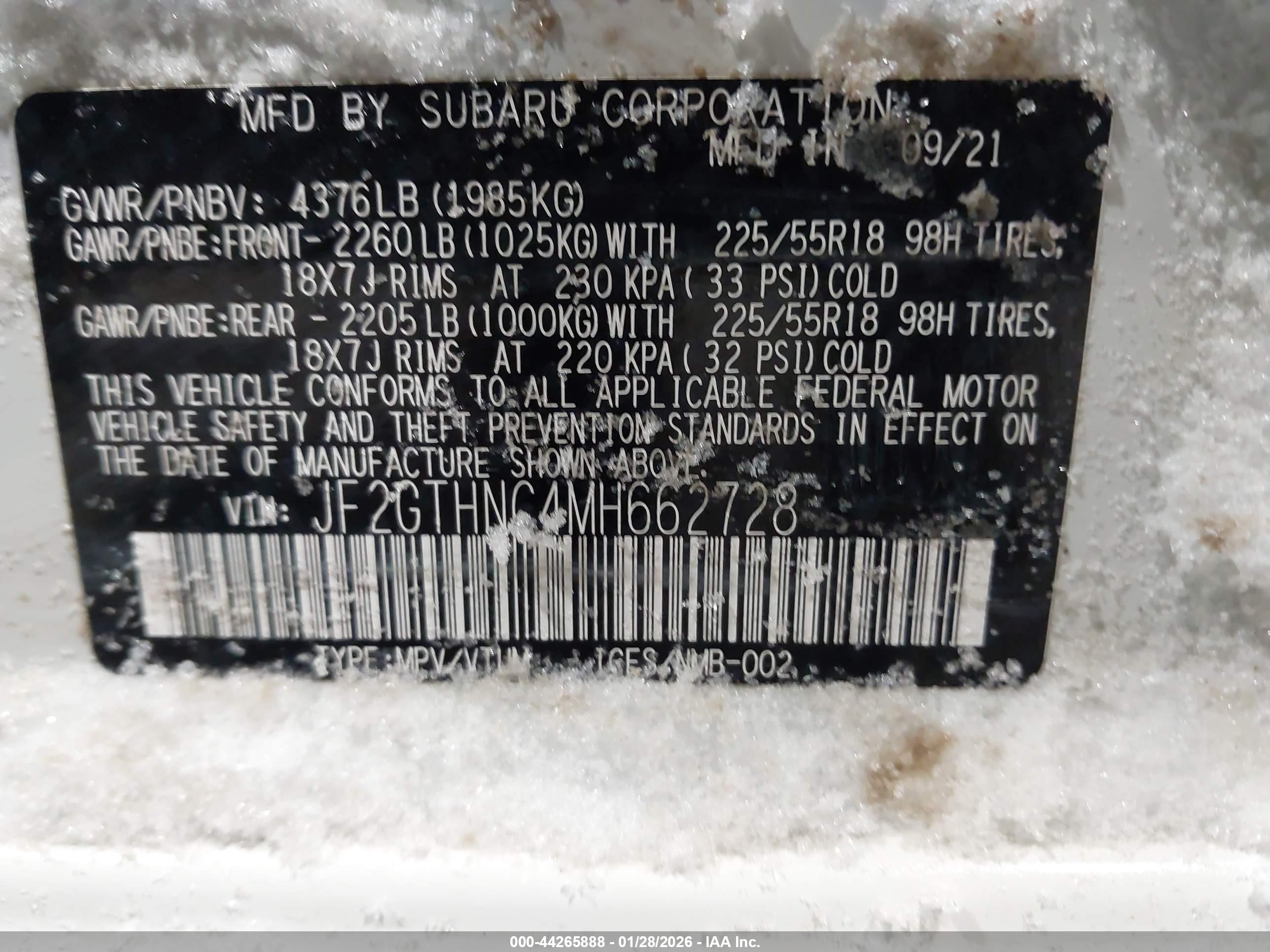SUBARU CROSSTREK image 9