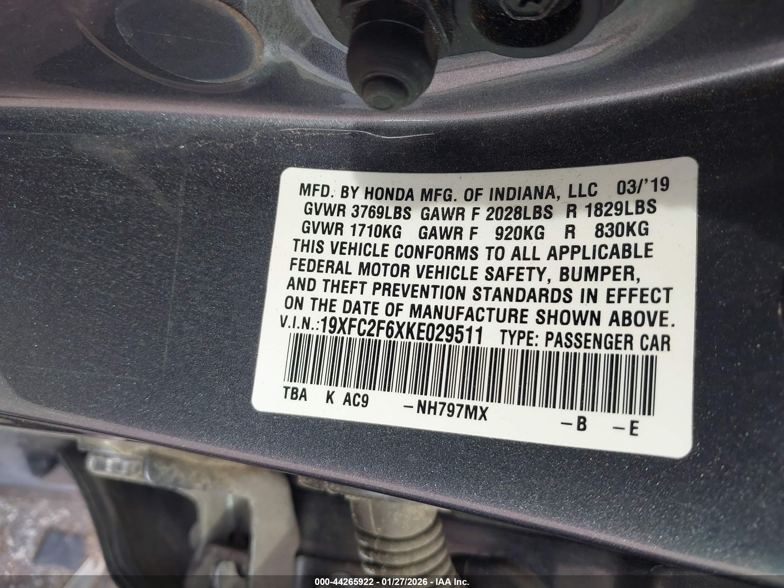 HONDA CIVIC image 9