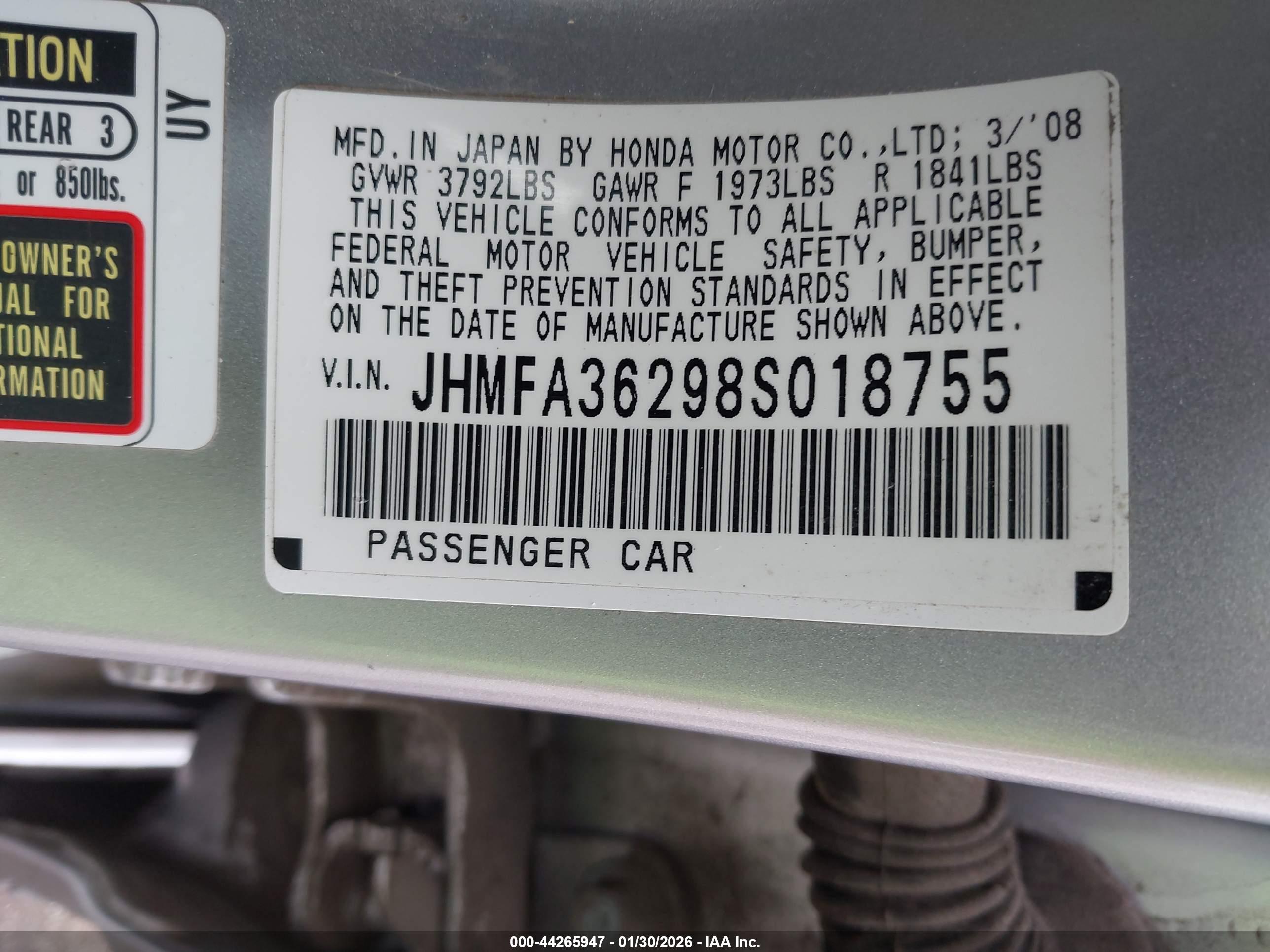 HONDA CIVIC image 9