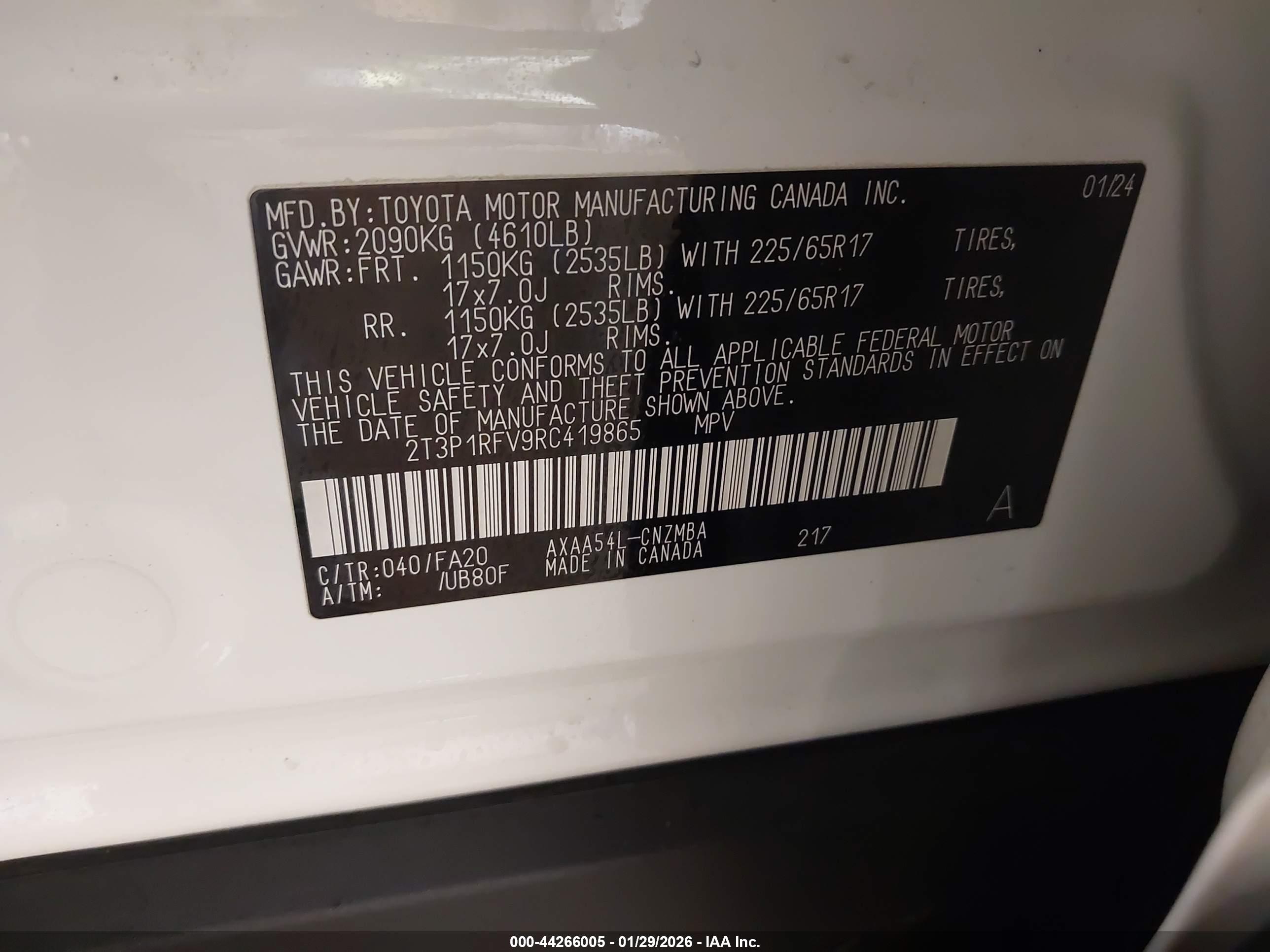 TOYOTA RAV4 image 9