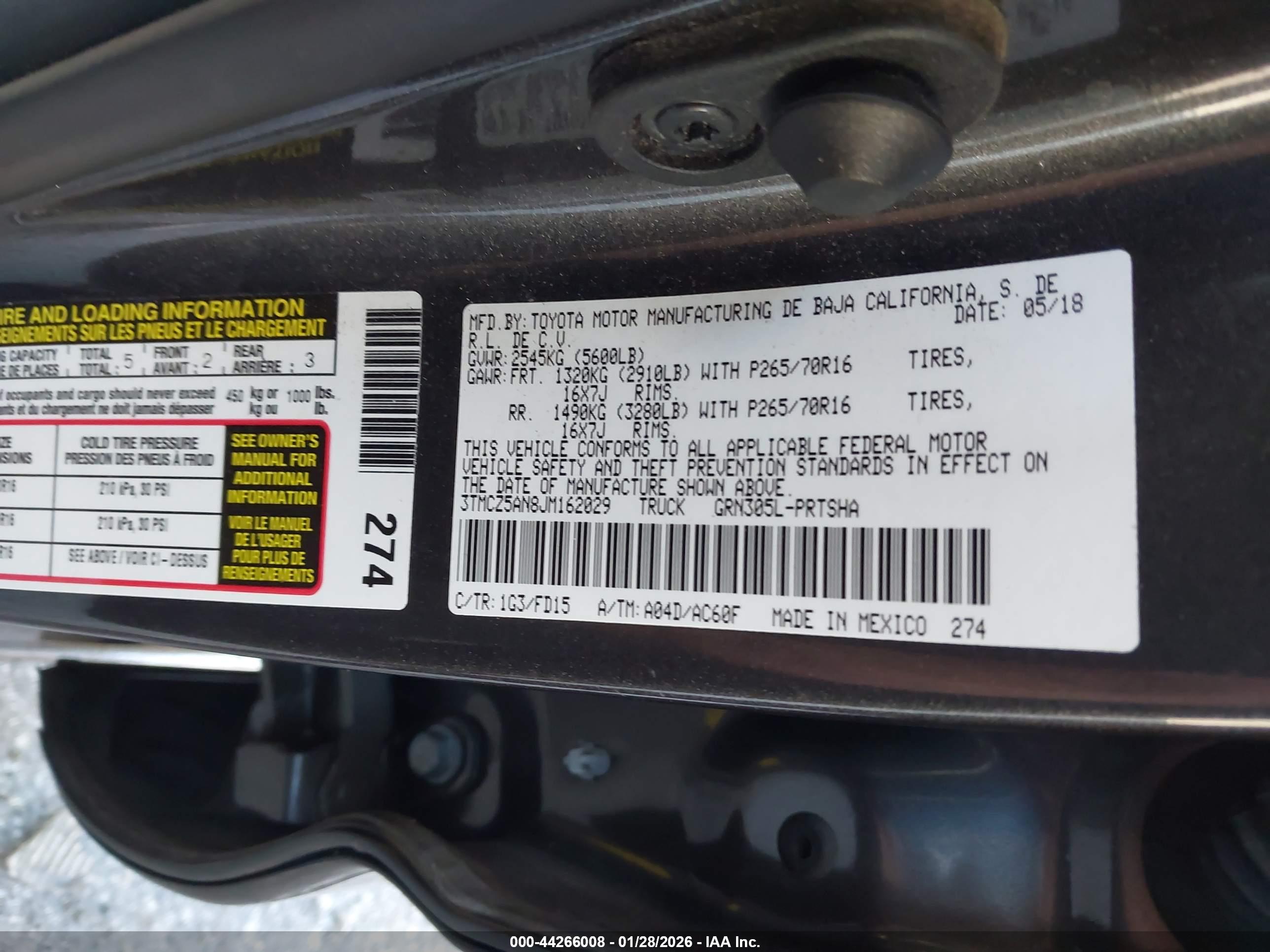 TOYOTA TACOMA image 9