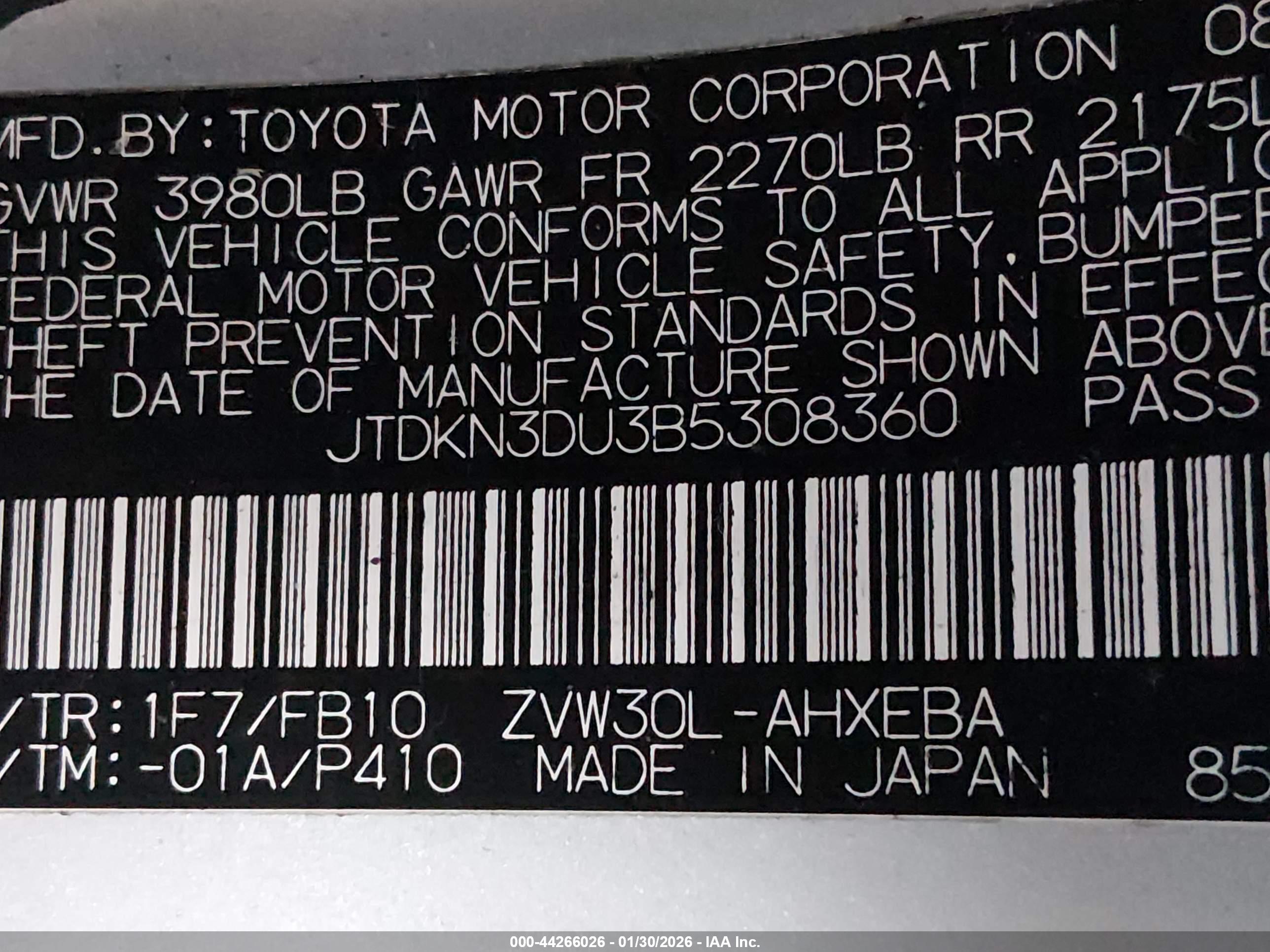 TOYOTA PRIUS image 9