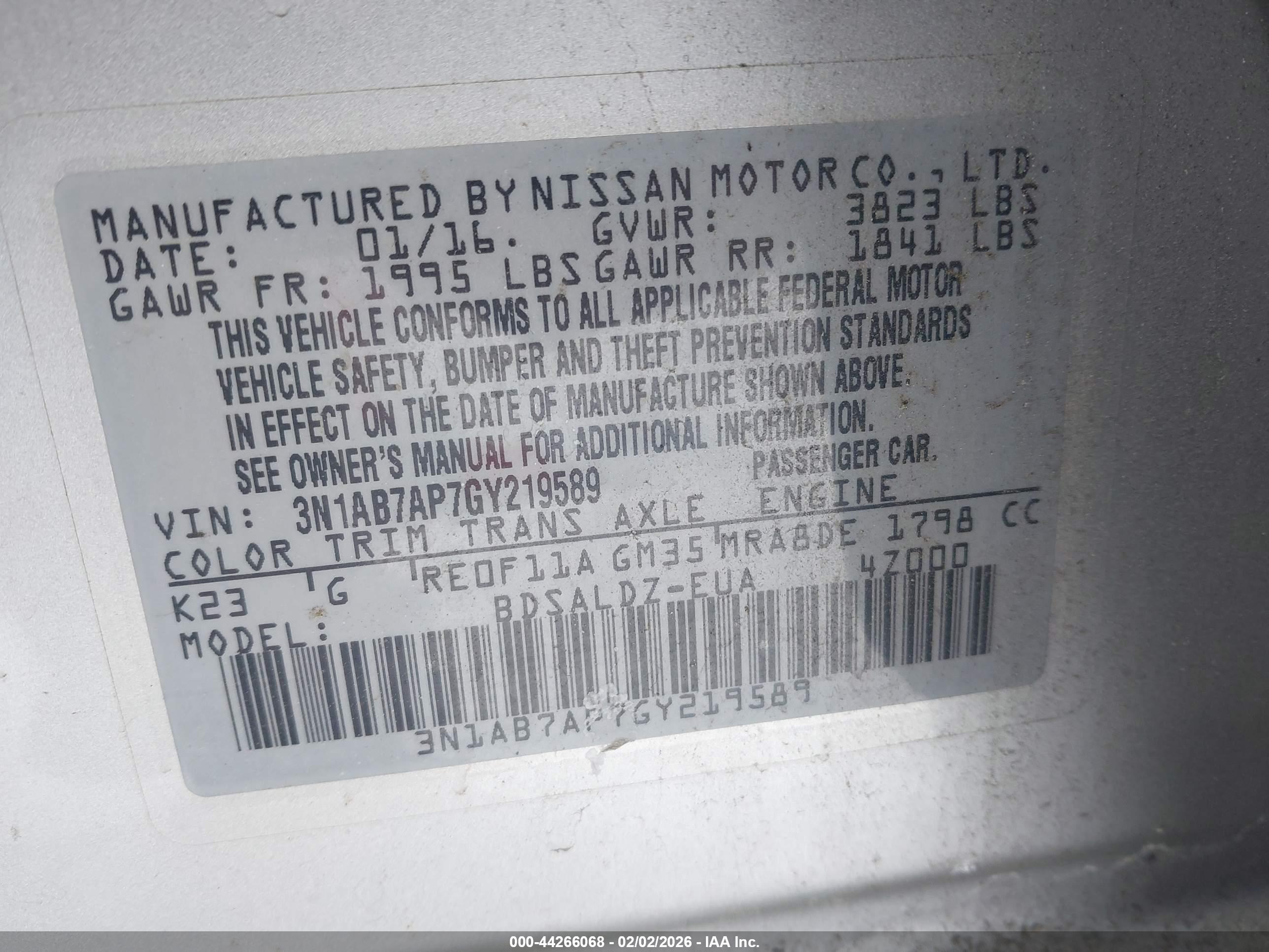 NISSAN SENTRA image 9